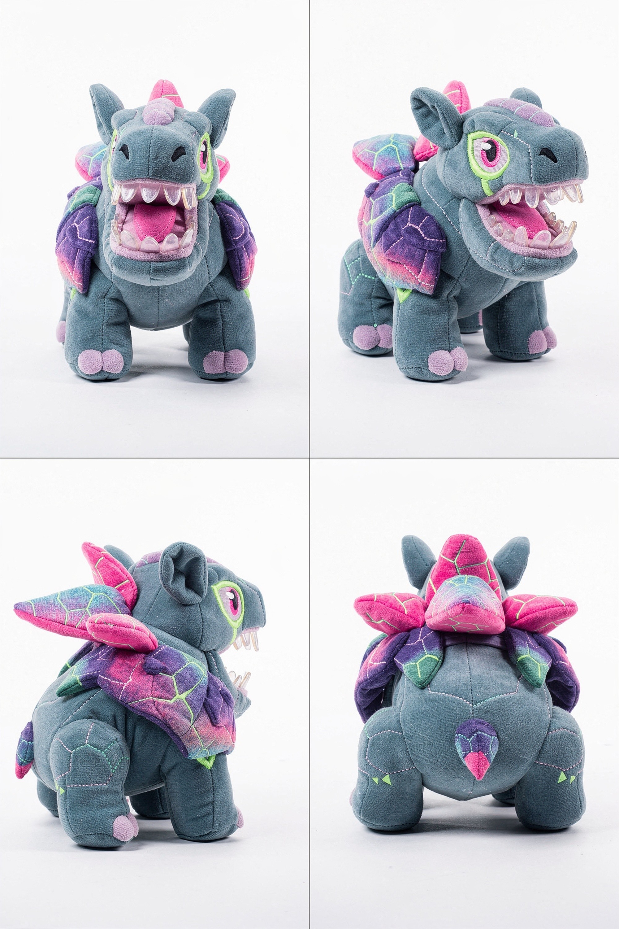 Mooncalf Tyrant - Adorable plush monster illustration