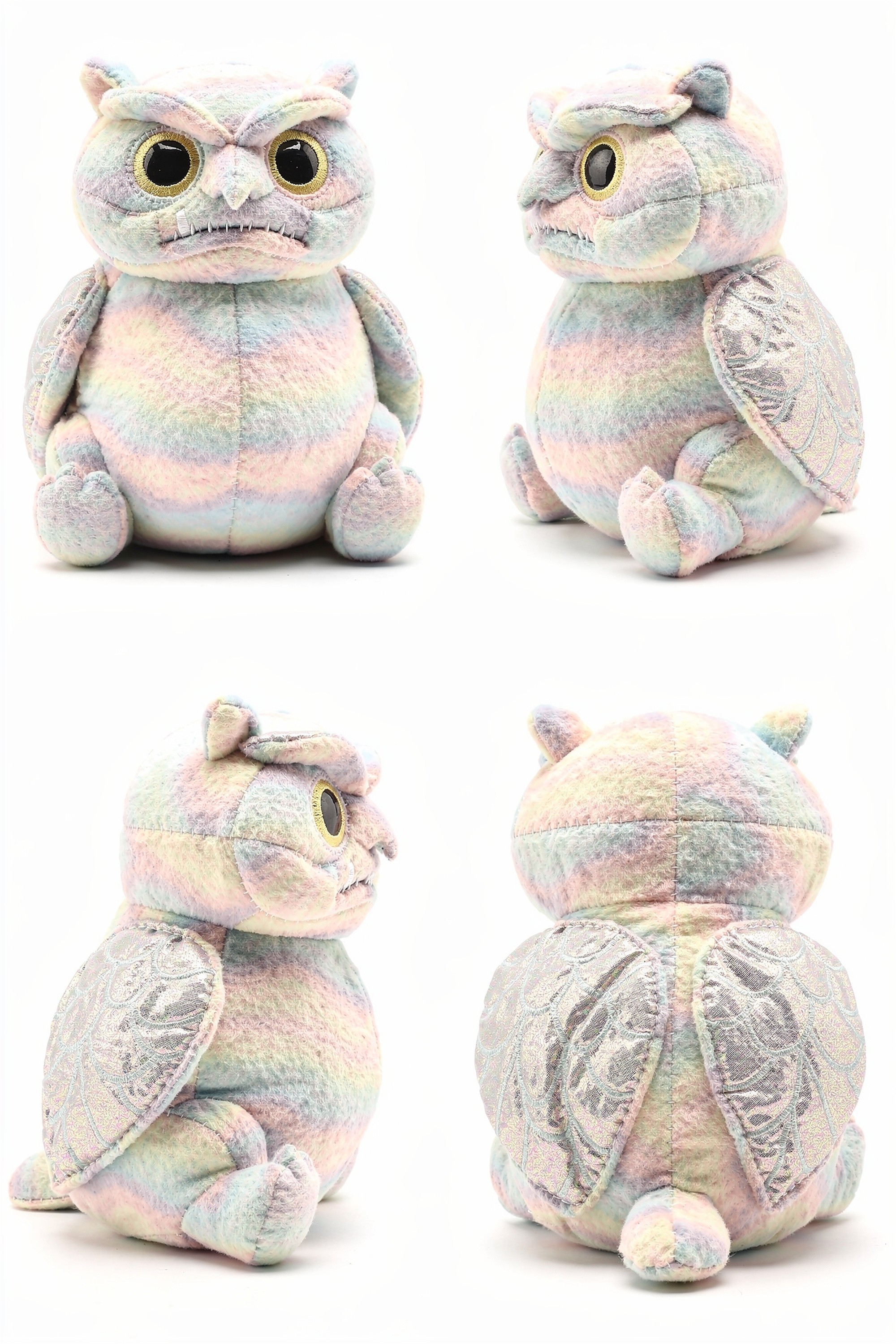 Mourning Scales - Adorable plush monster illustration