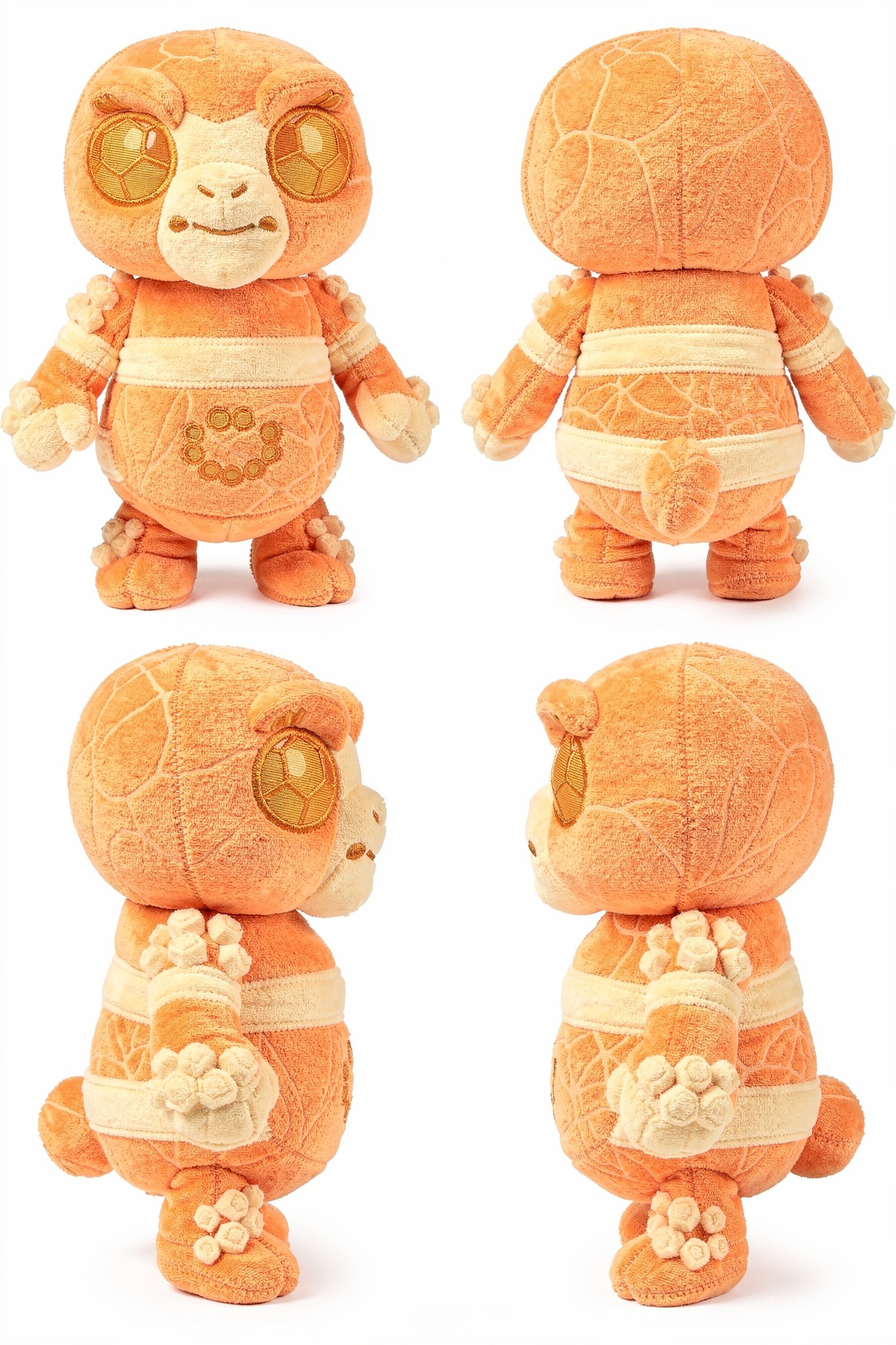 Mycelium Pollinator - Adorable plush monster illustration