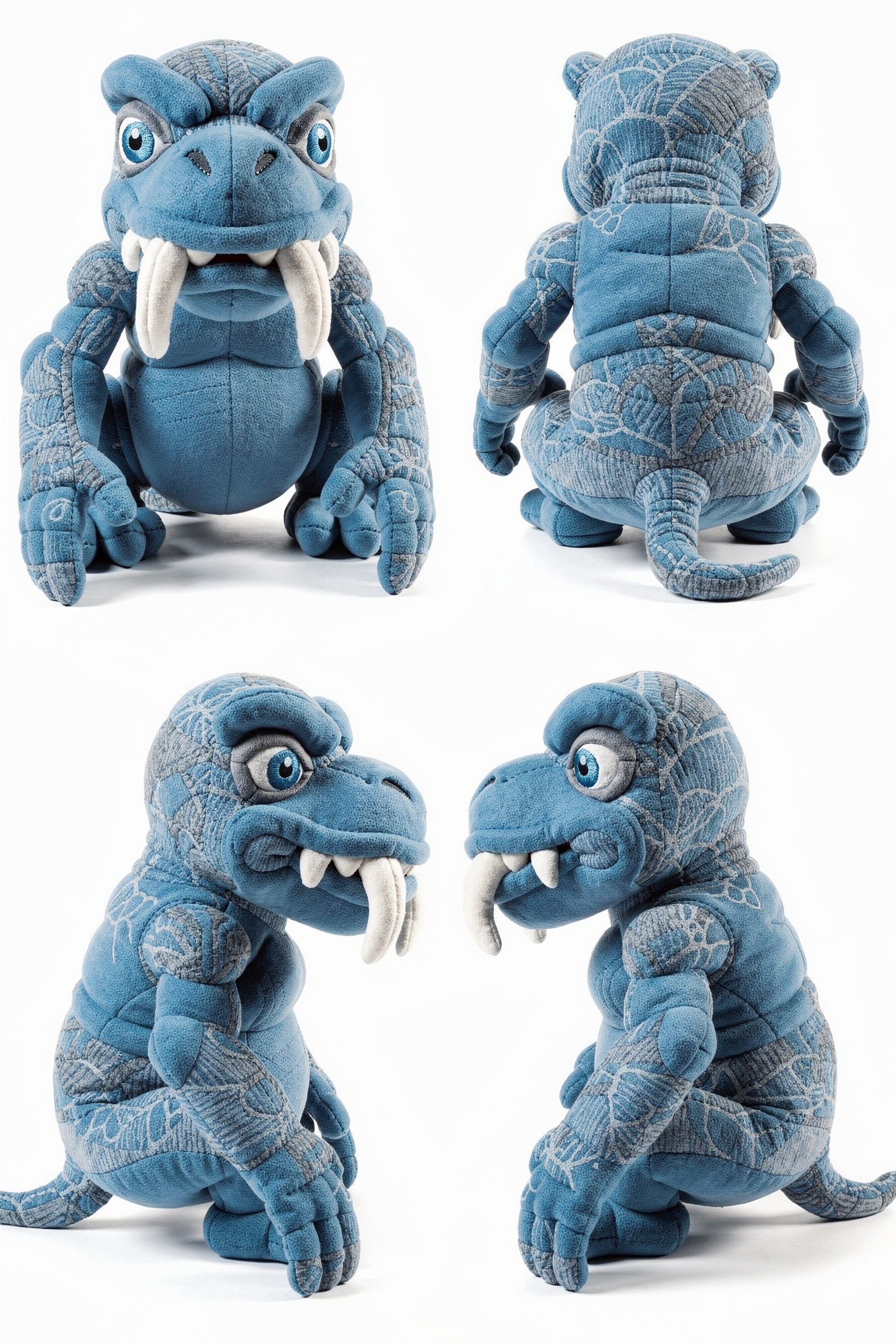 Mycelium Shriek - Adorable plush monster illustration