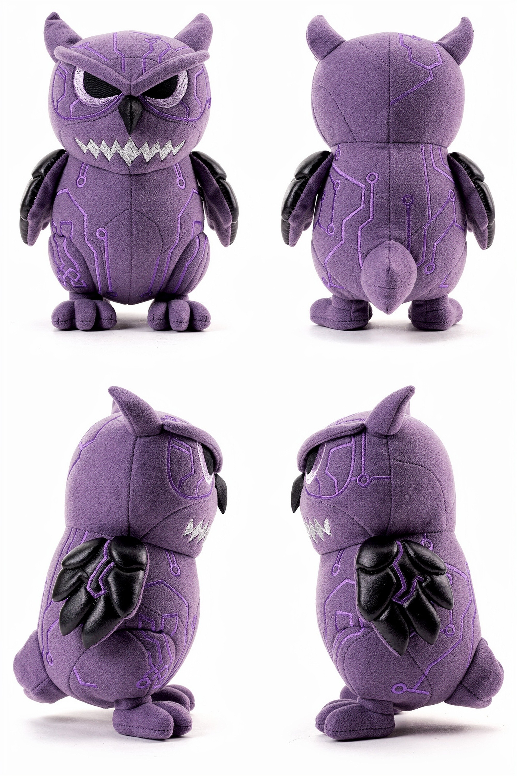Nocturnal Gyve - Adorable plush monster illustration