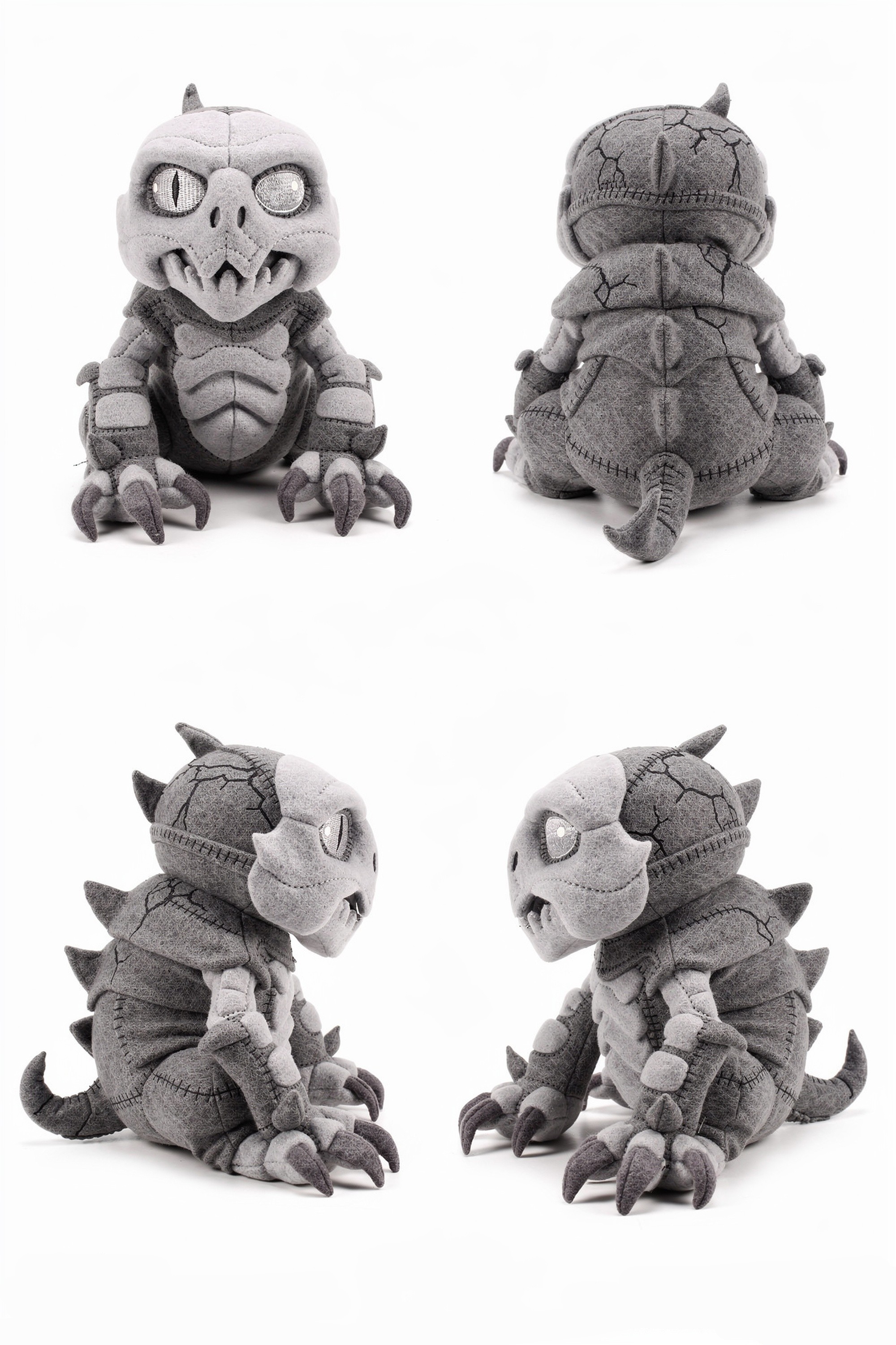 Ossein Glutton 1 - Adorable plush monster illustration