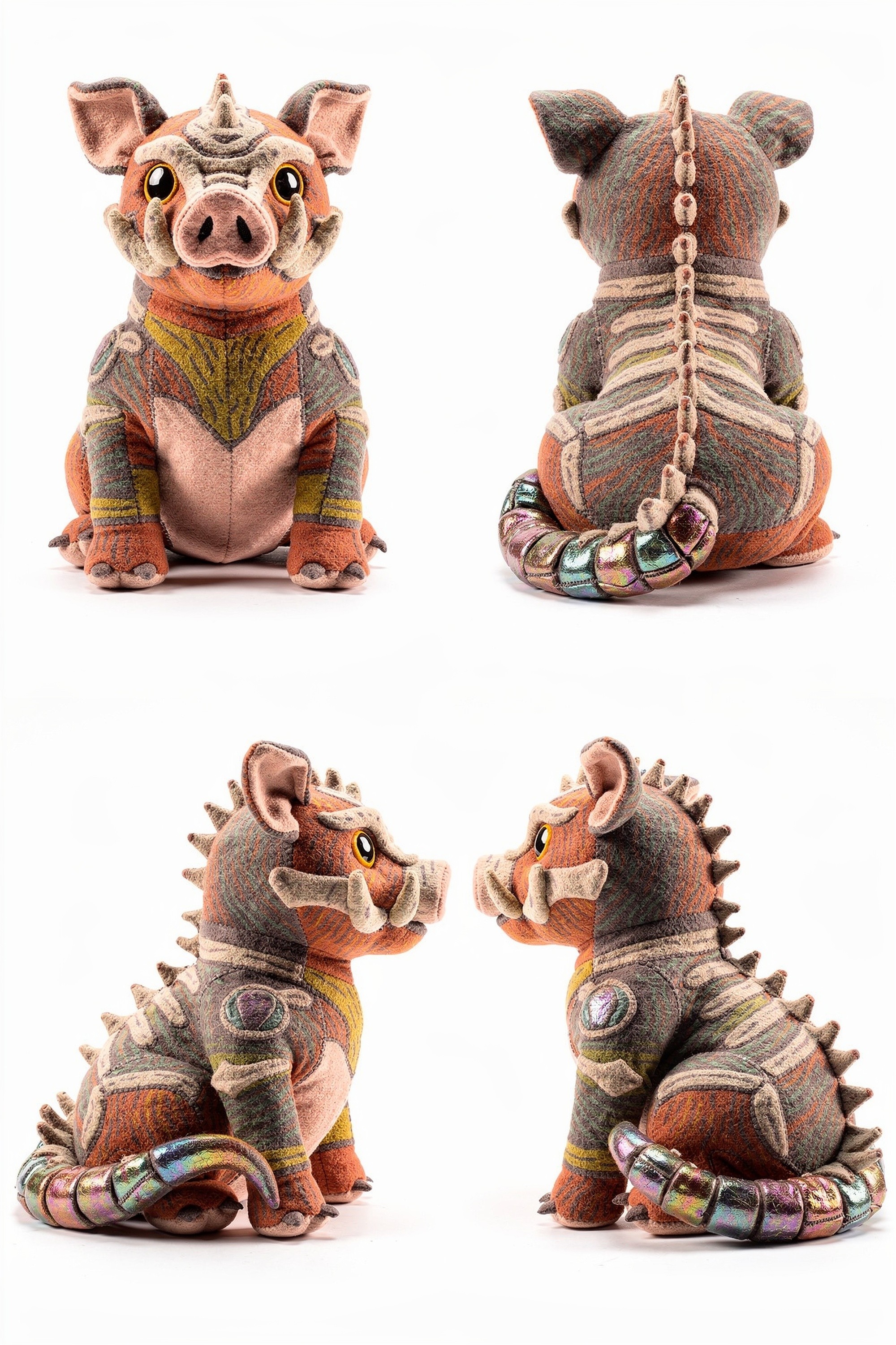 Ossein Maw - Adorable plush monster illustration