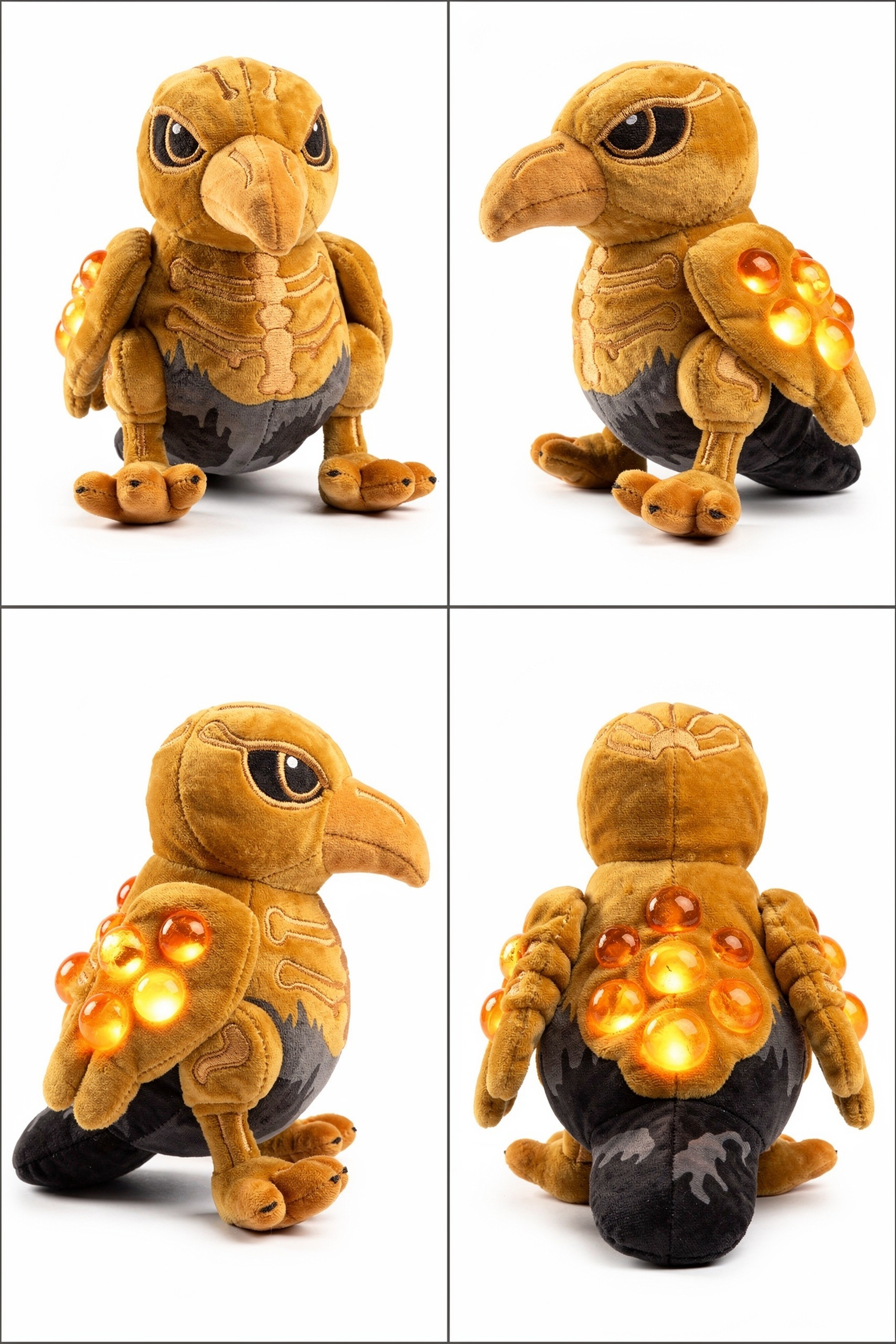 Ossein Murmurant - Adorable plush monster illustration