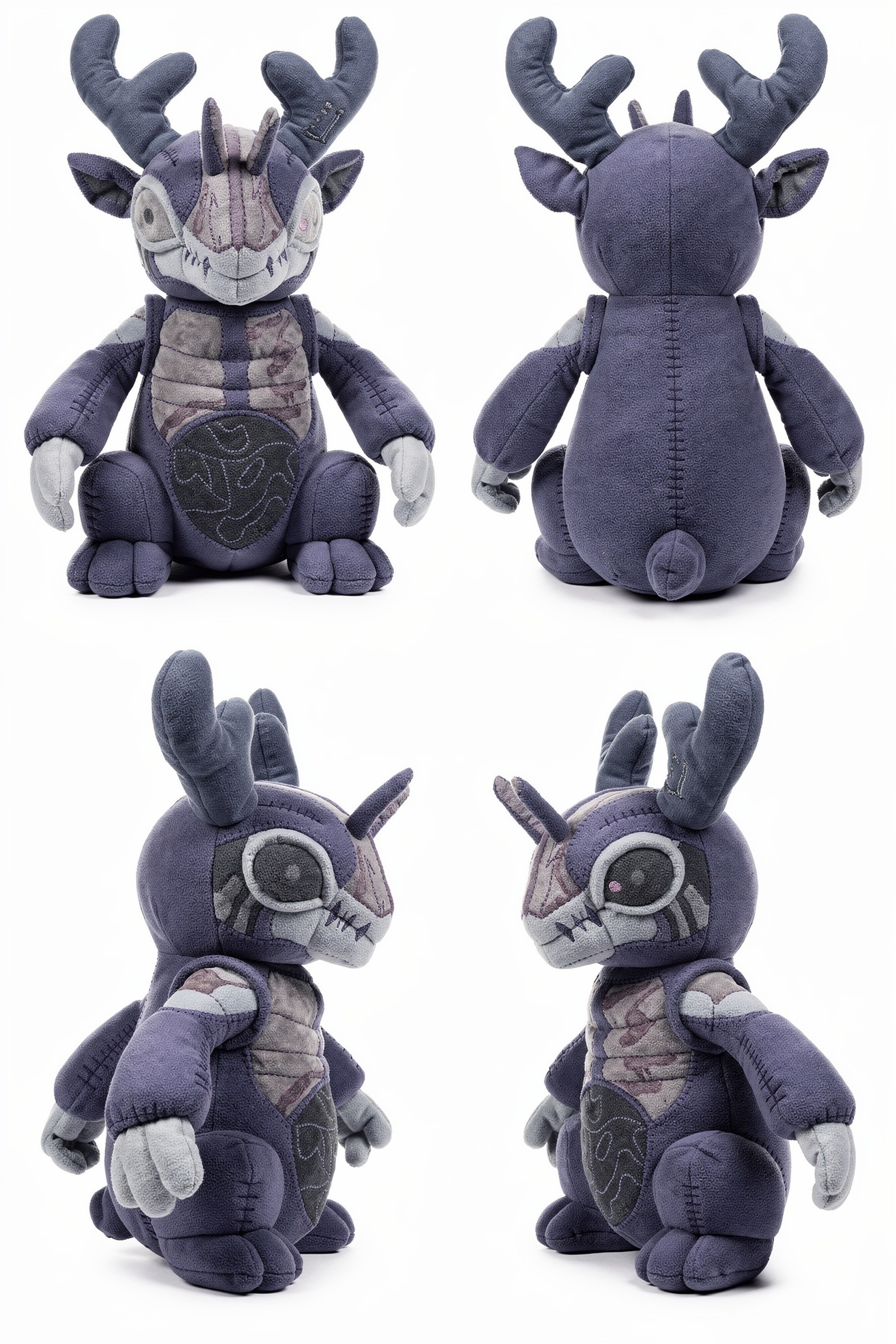 Ossein Reaper 1 - Adorable plush monster illustration