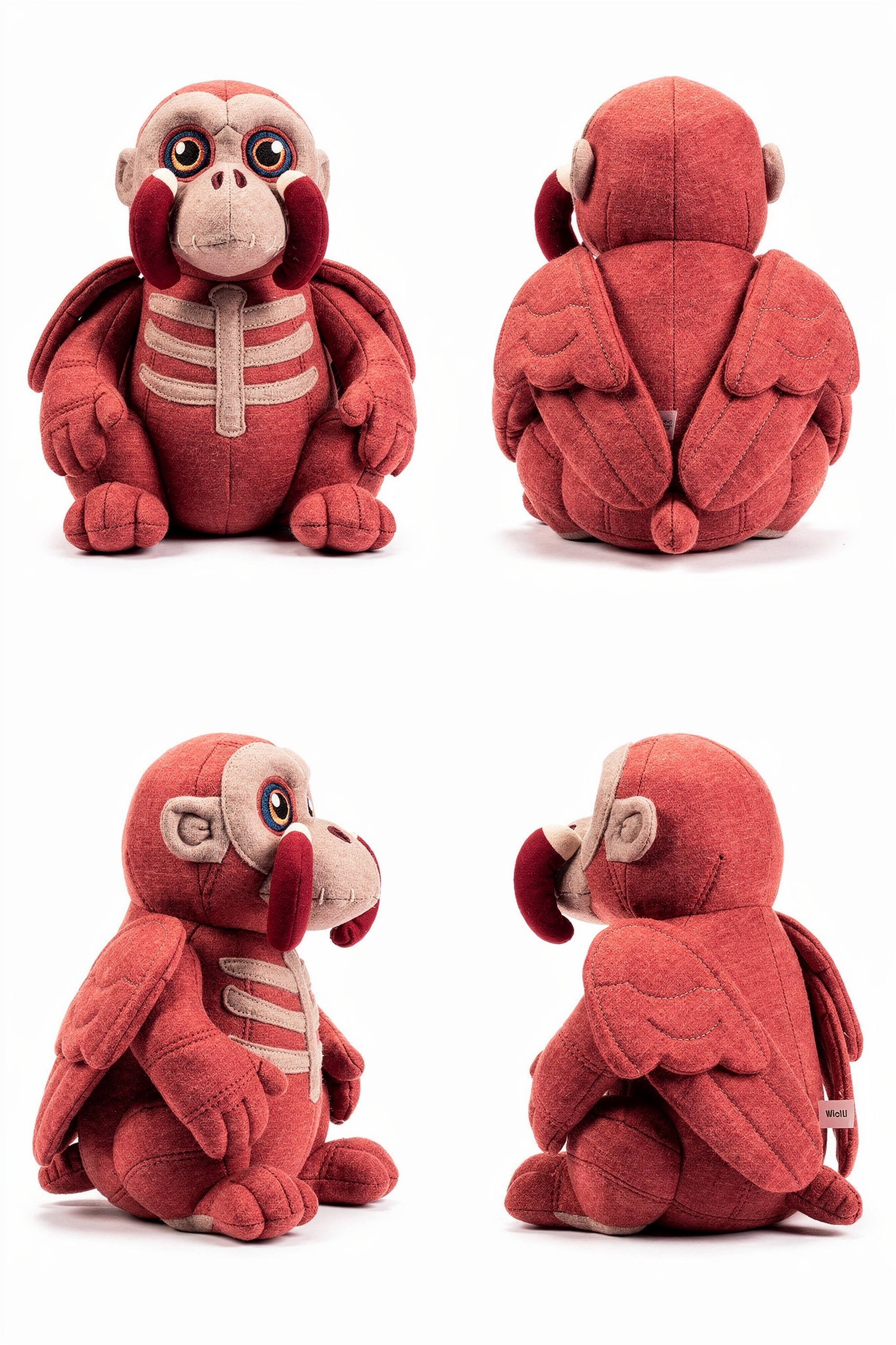 Ossein Skyward - Adorable plush monster illustration