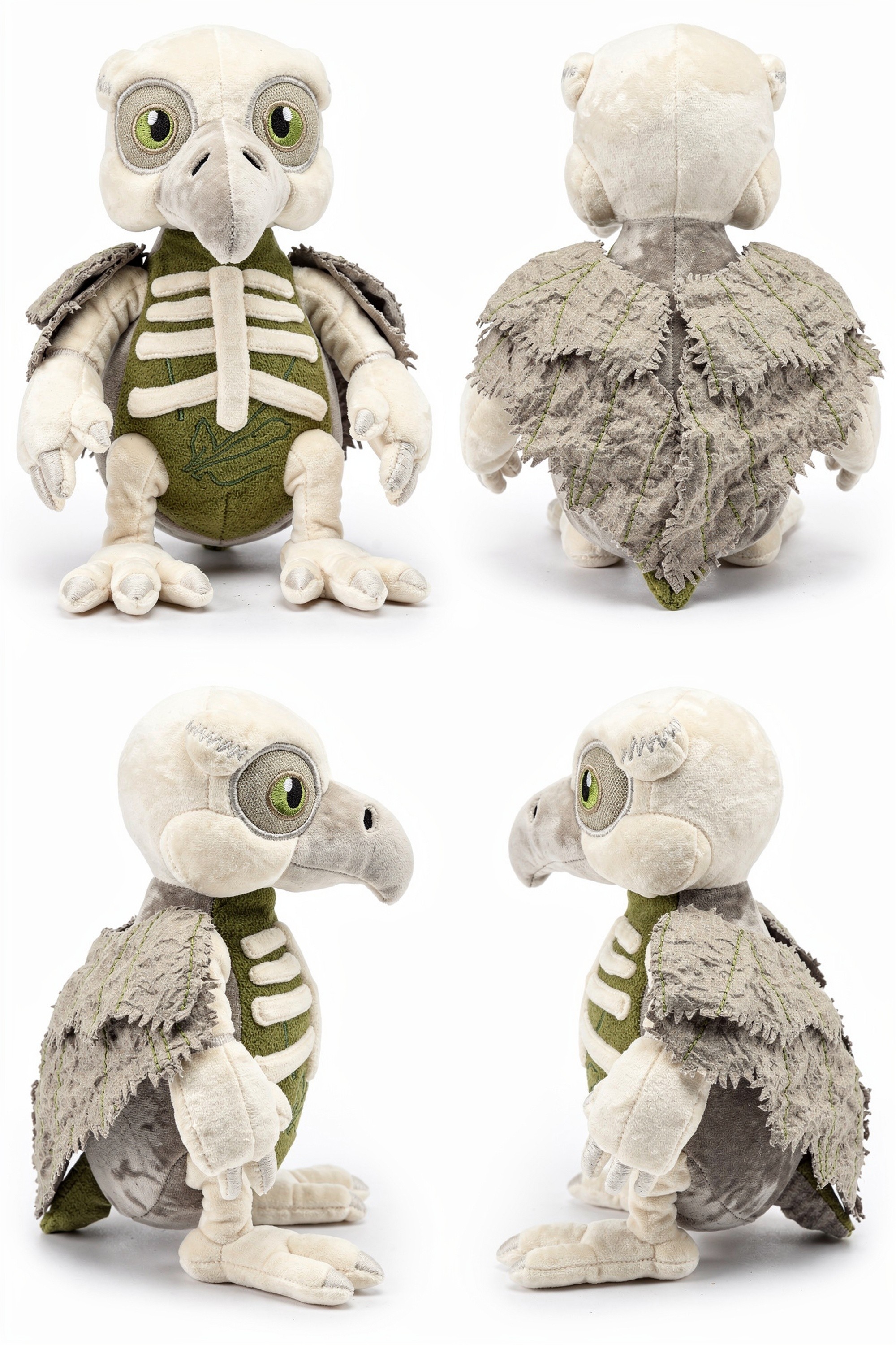 Ossuary Reaper 1 - Adorable plush monster illustration