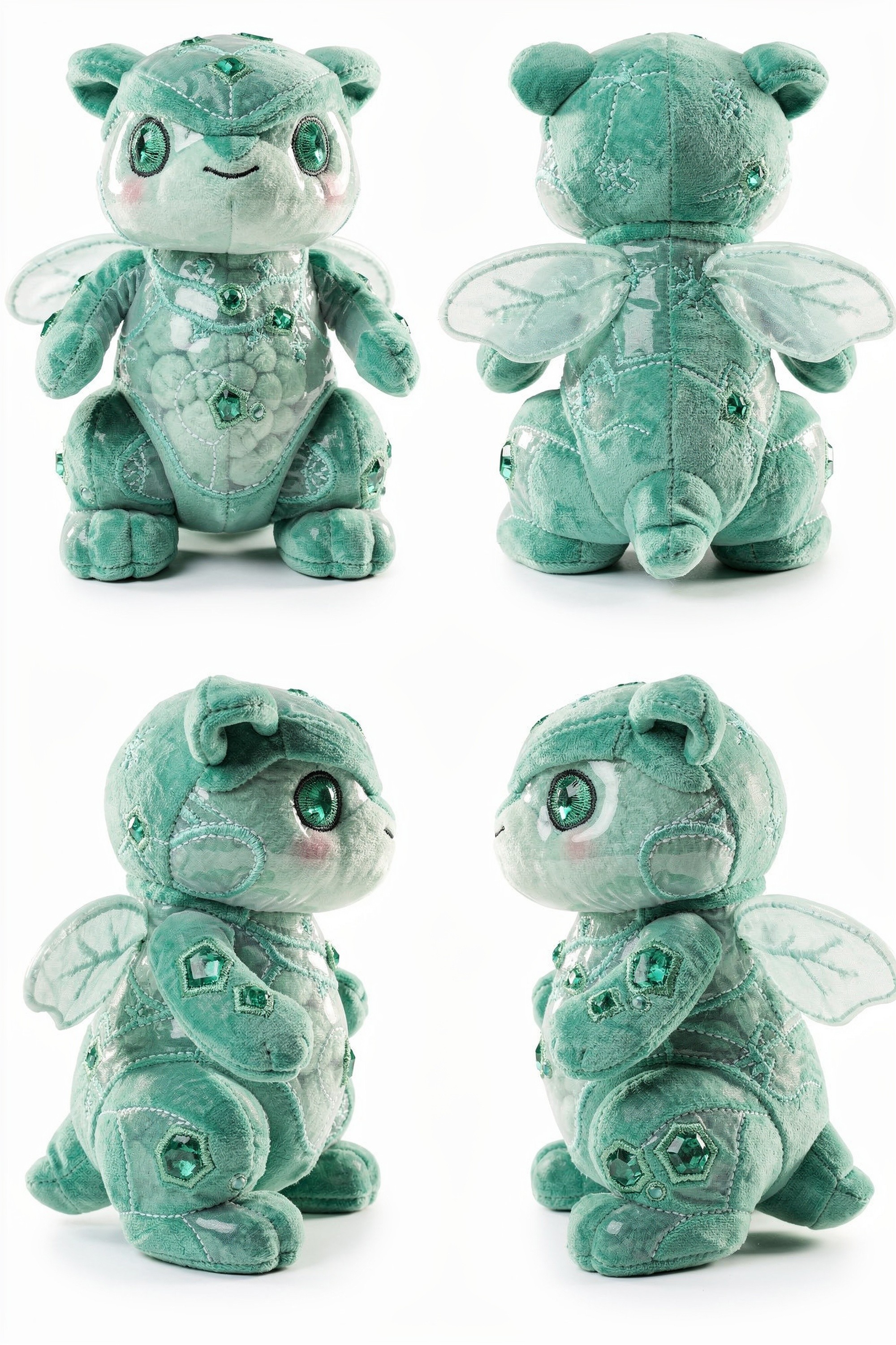 Phosphor Molt - Adorable plush monster illustration