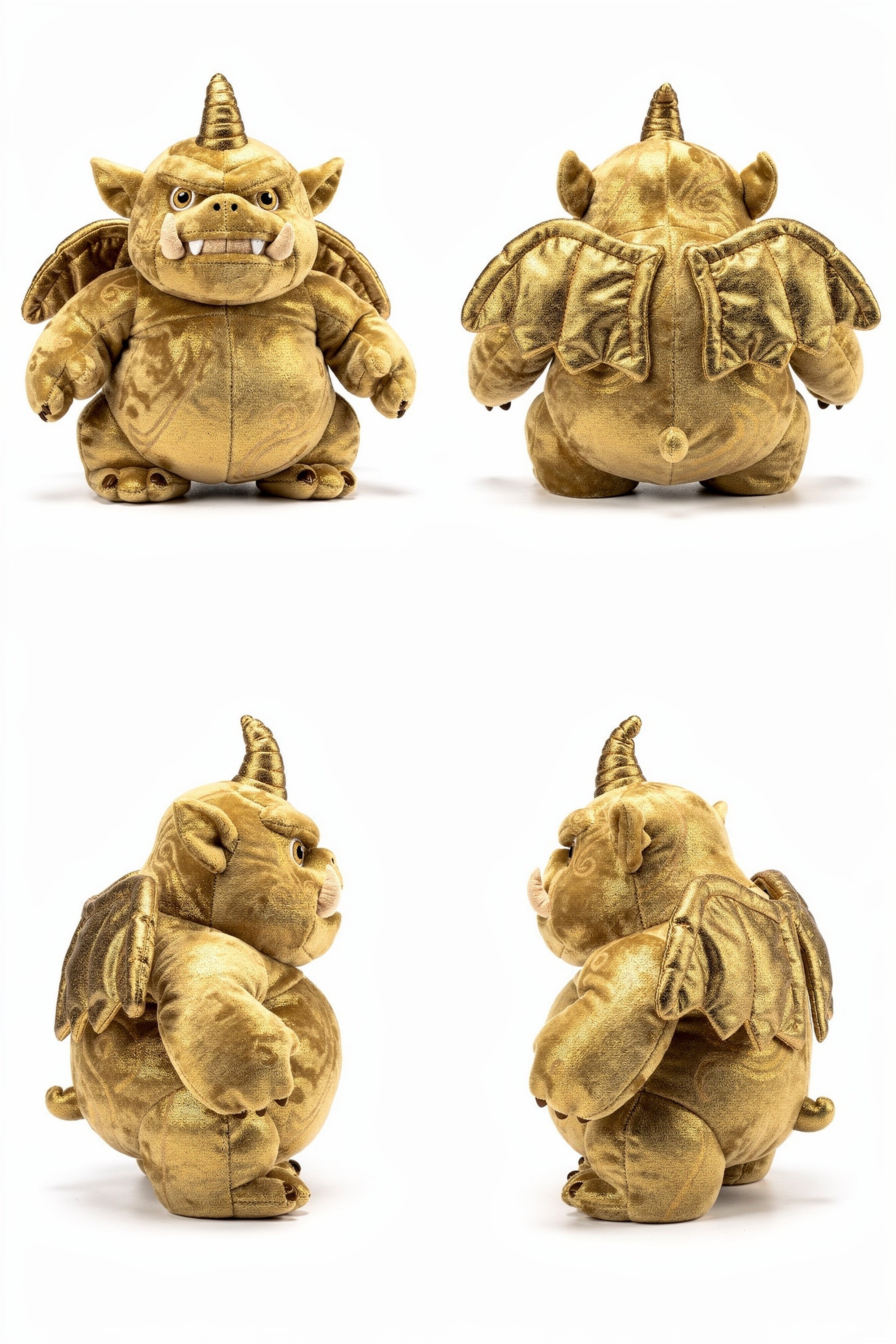 Plumebeast Tyrant - Adorable plush monster illustration