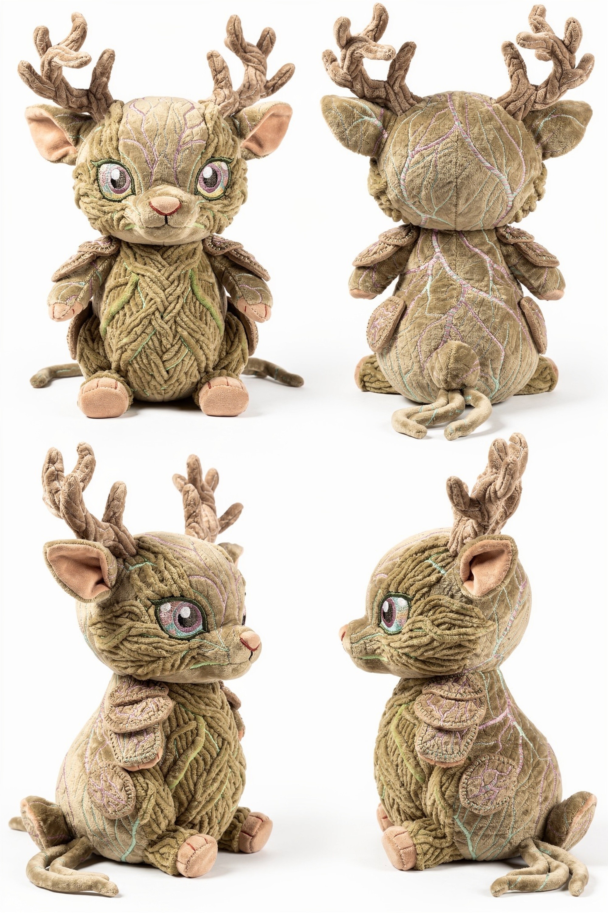 Rootling Sentinel - Adorable plush monster illustration