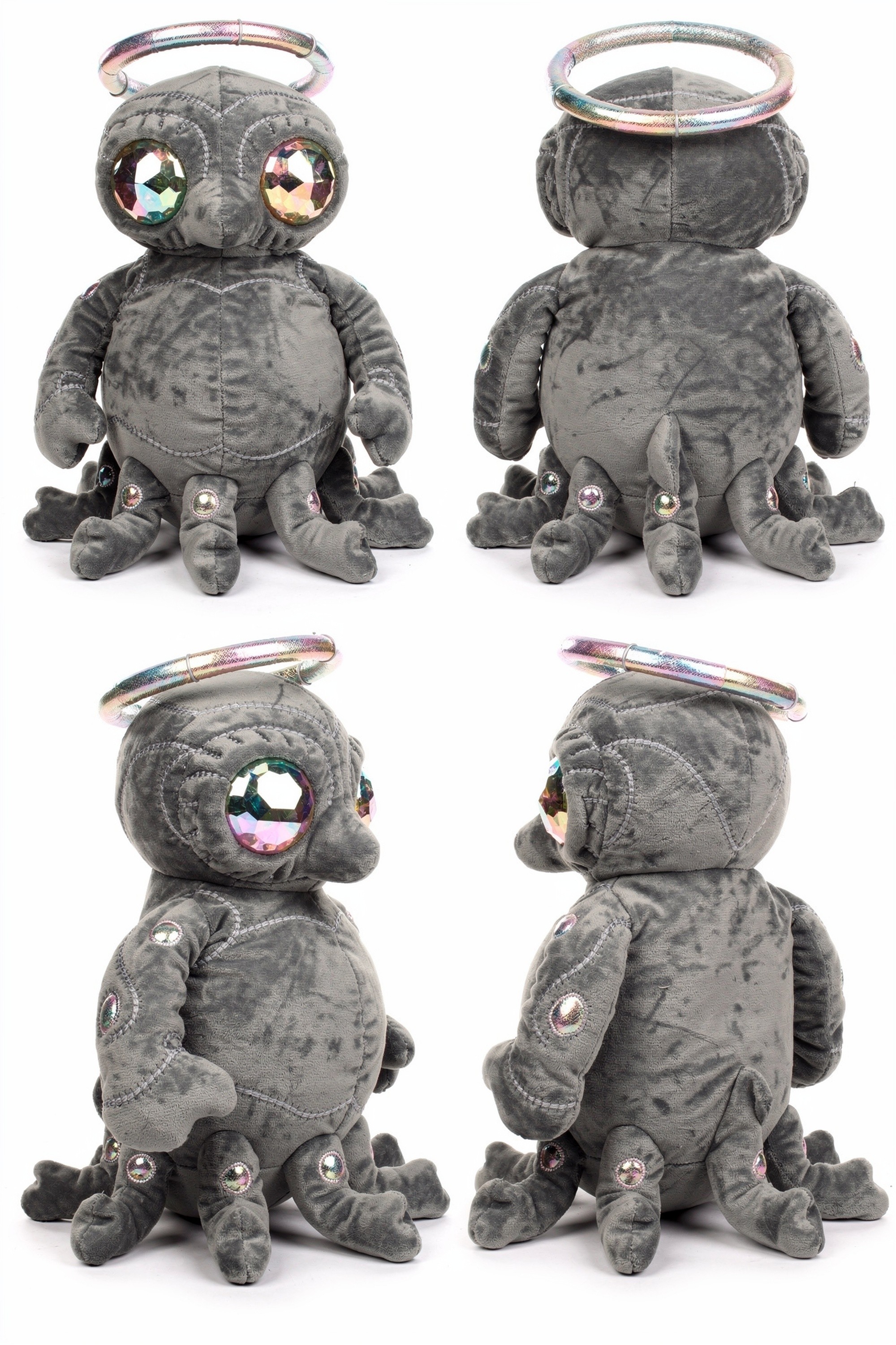 Rootwhisper Polyp - Adorable plush monster illustration