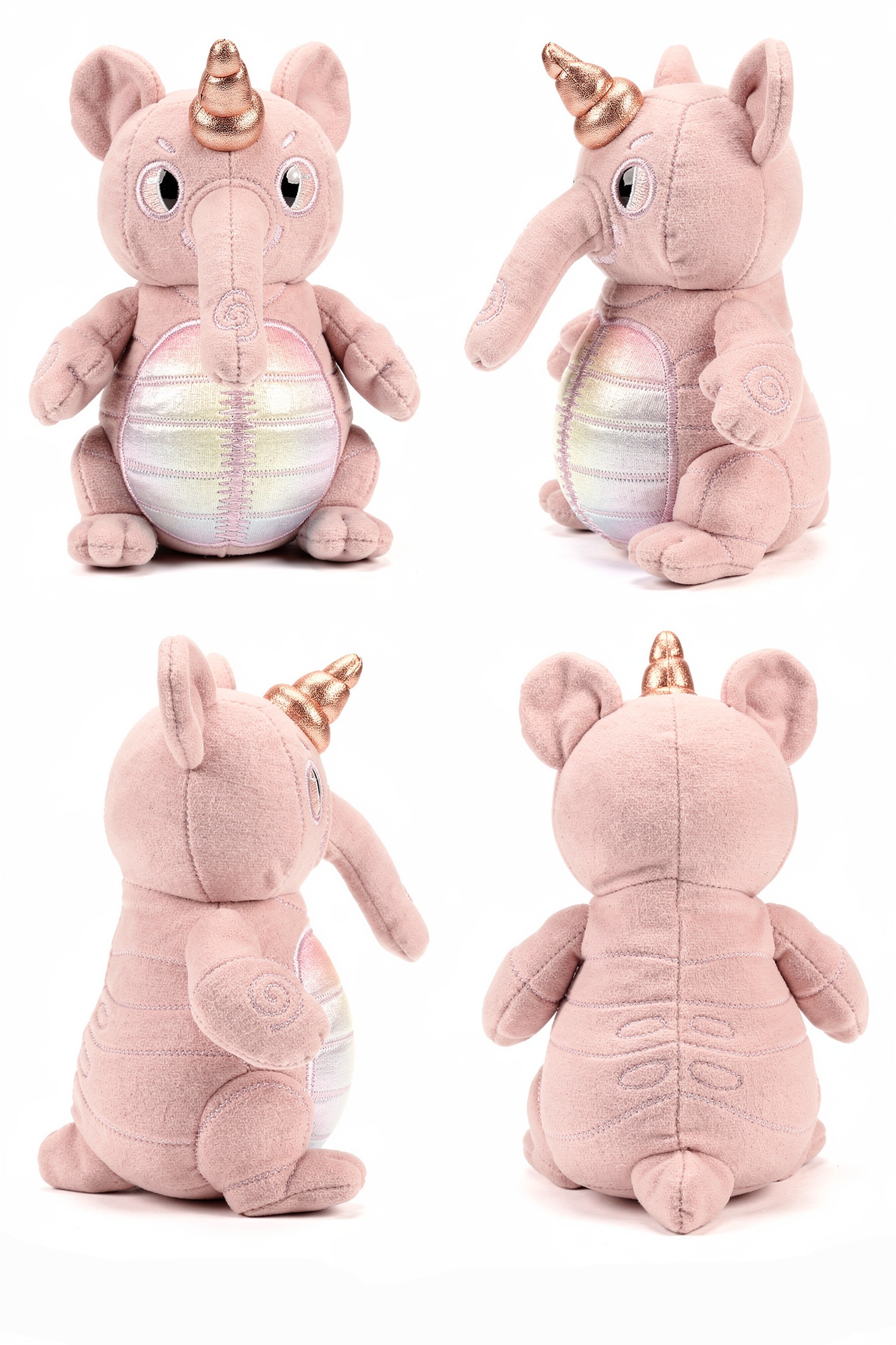 Rosewing Sentinel - Adorable plush monster illustration