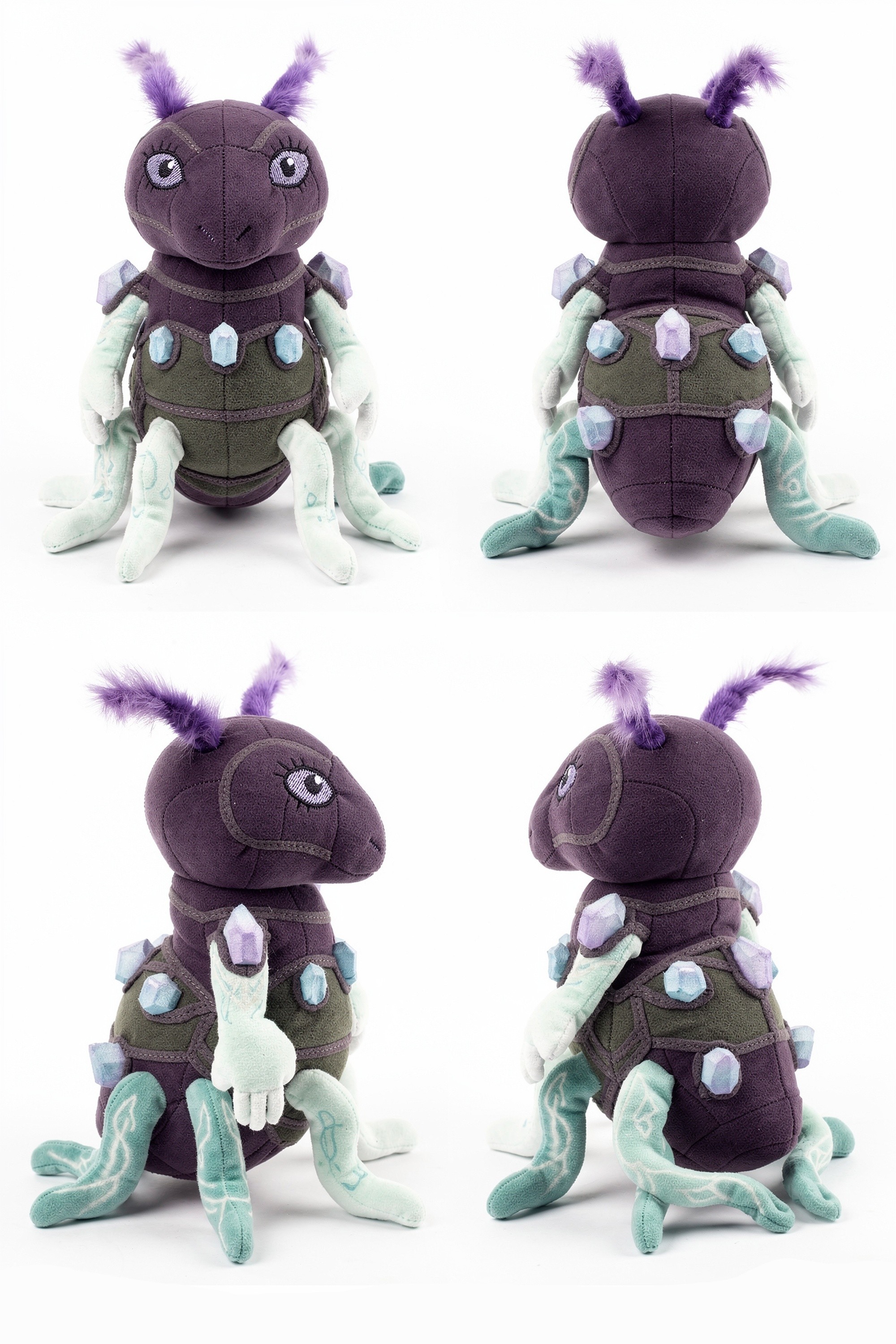 Rustbloom Sentinel - Adorable plush monster illustration