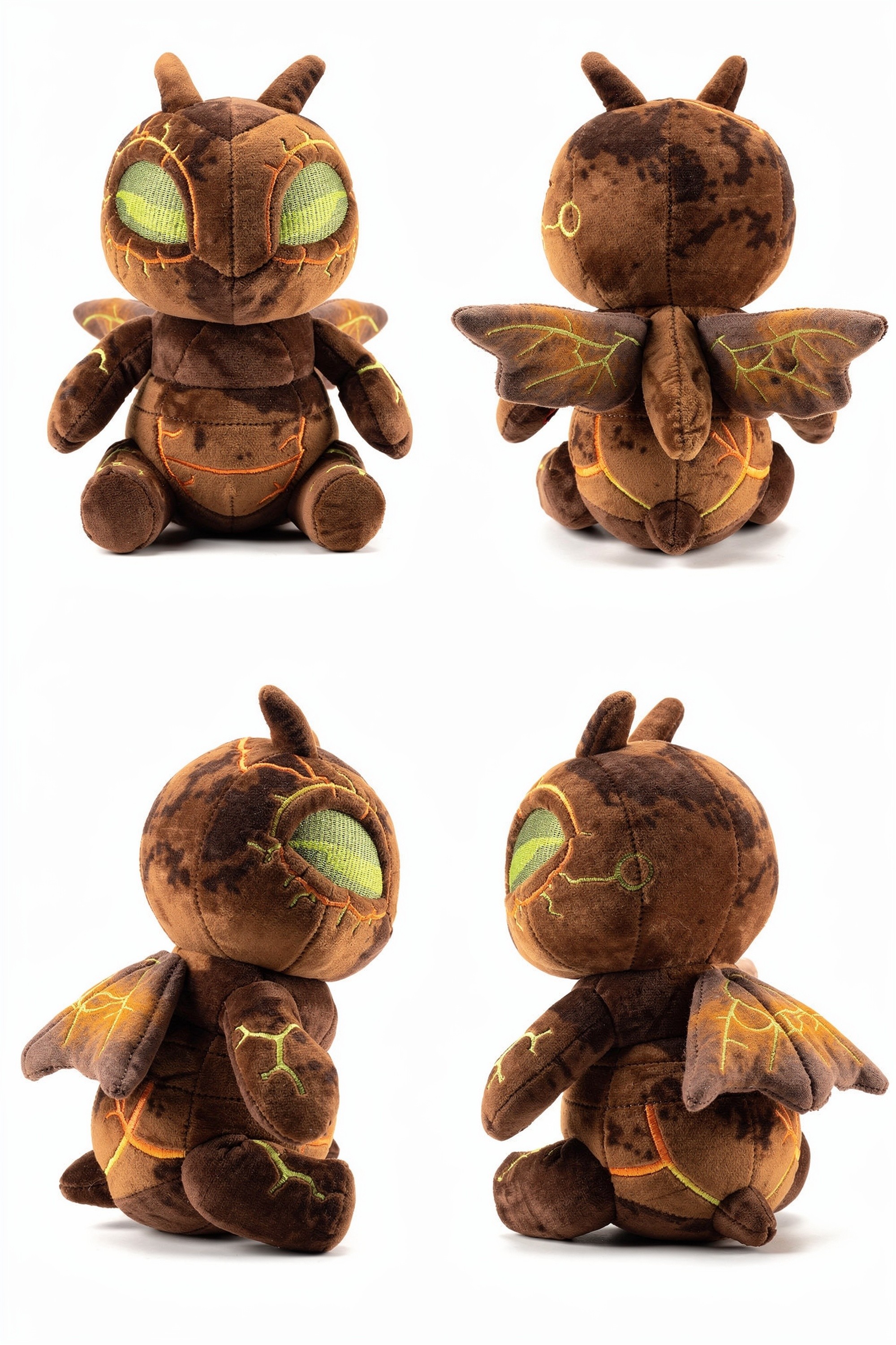 Scaldwing Seraph - Adorable plush monster illustration