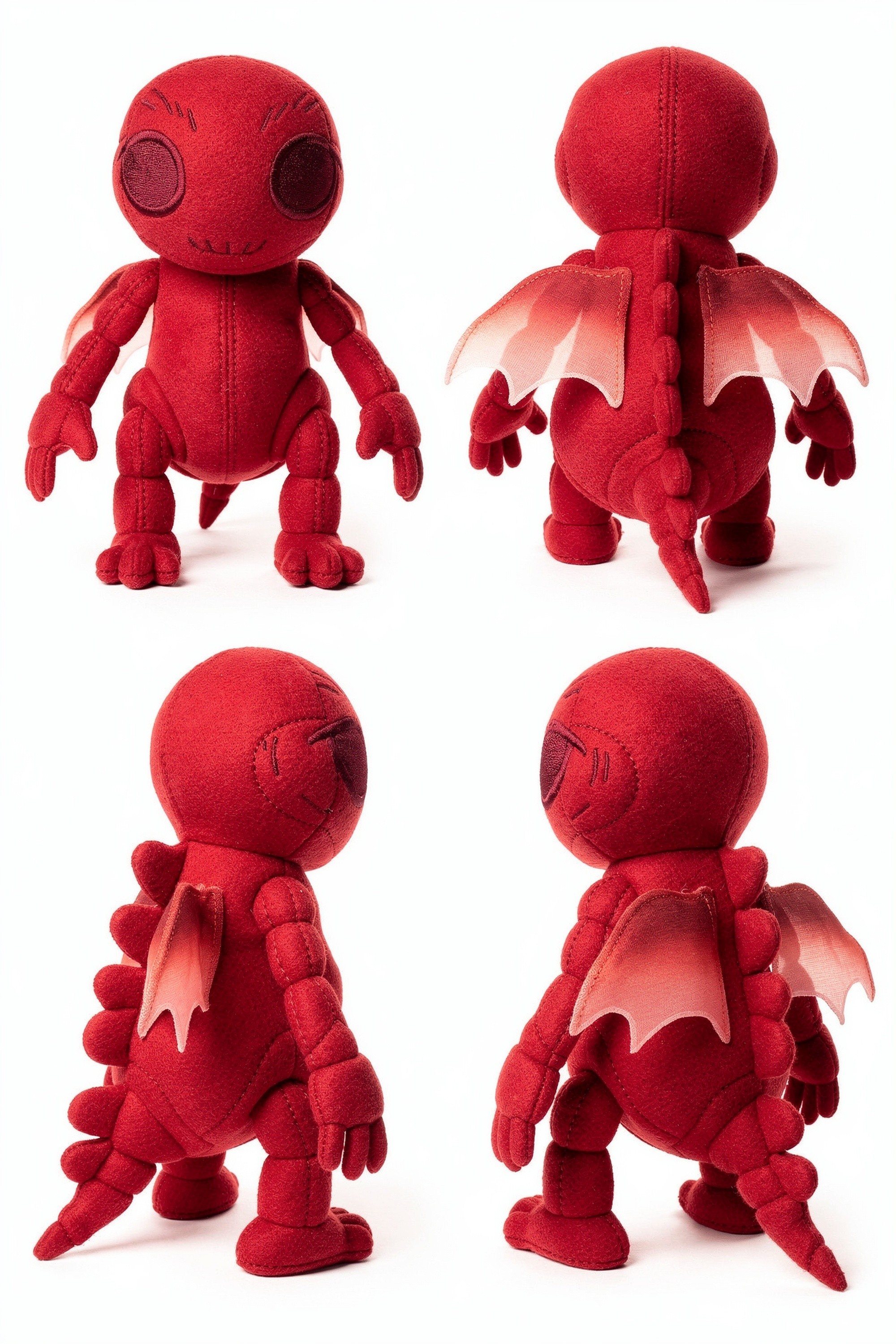 Scarlet Marionette - Adorable plush monster illustration