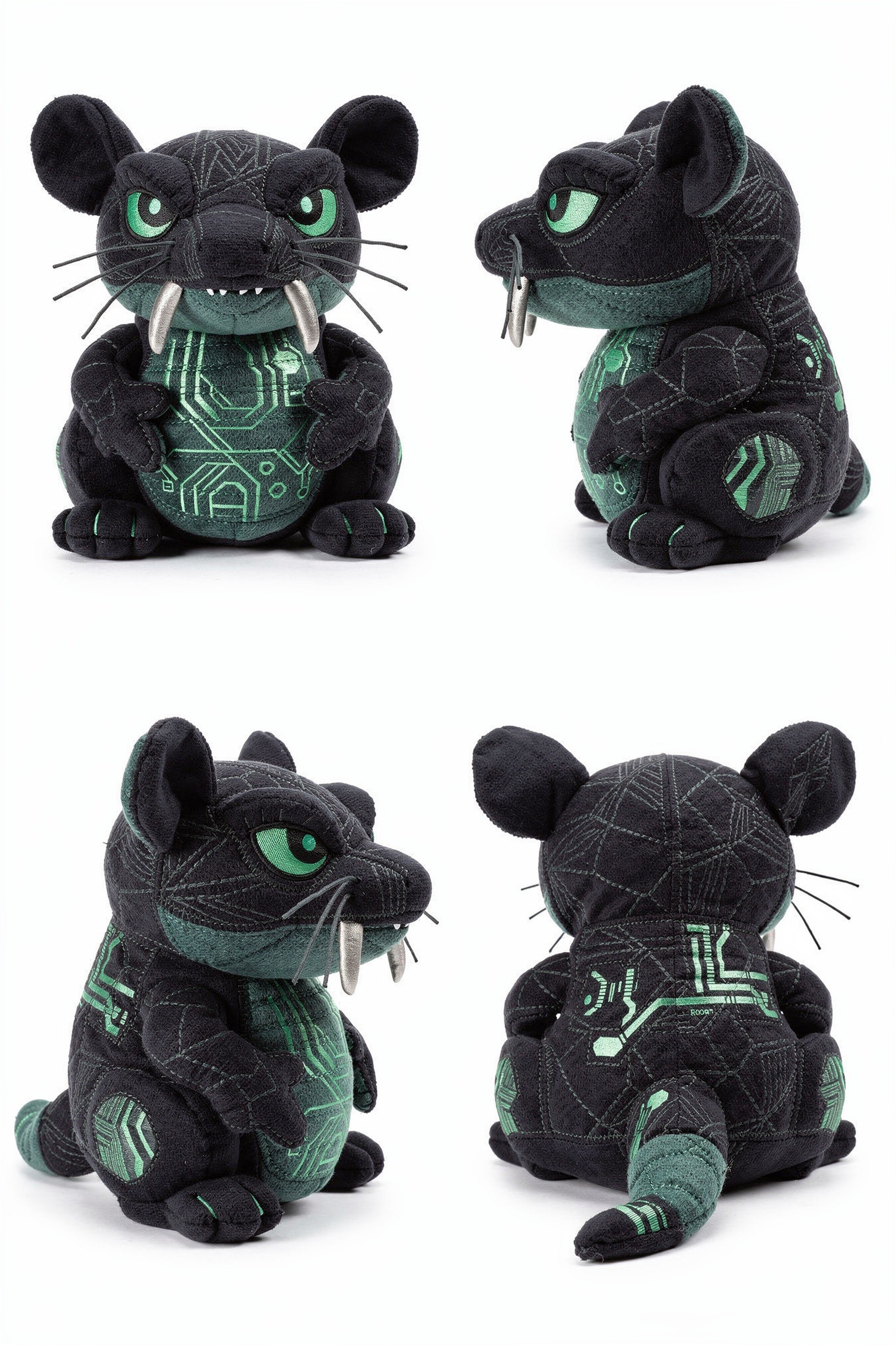 Scorch Whisker - Adorable plush monster illustration