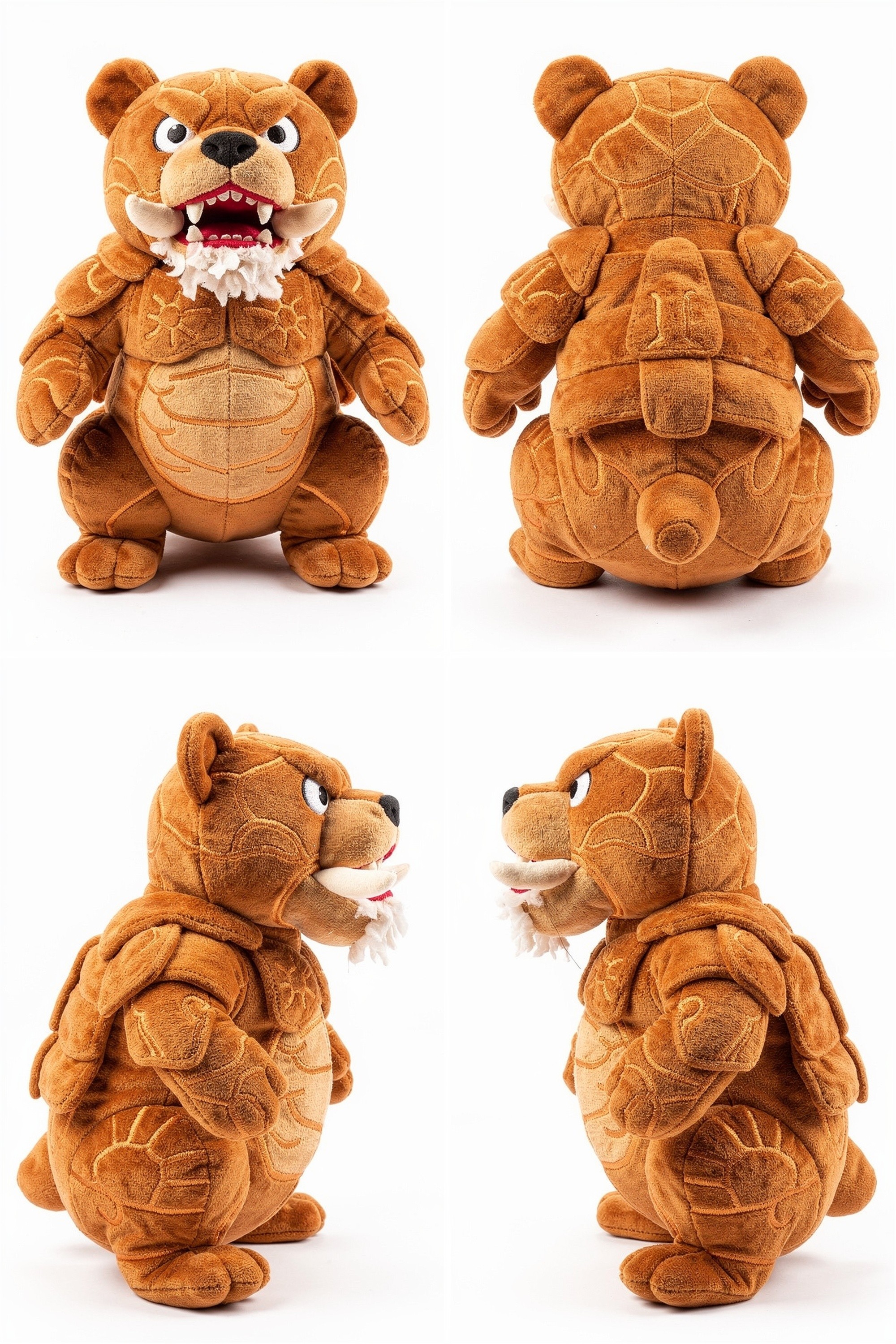 Scorchback Rager - Adorable plush monster illustration
