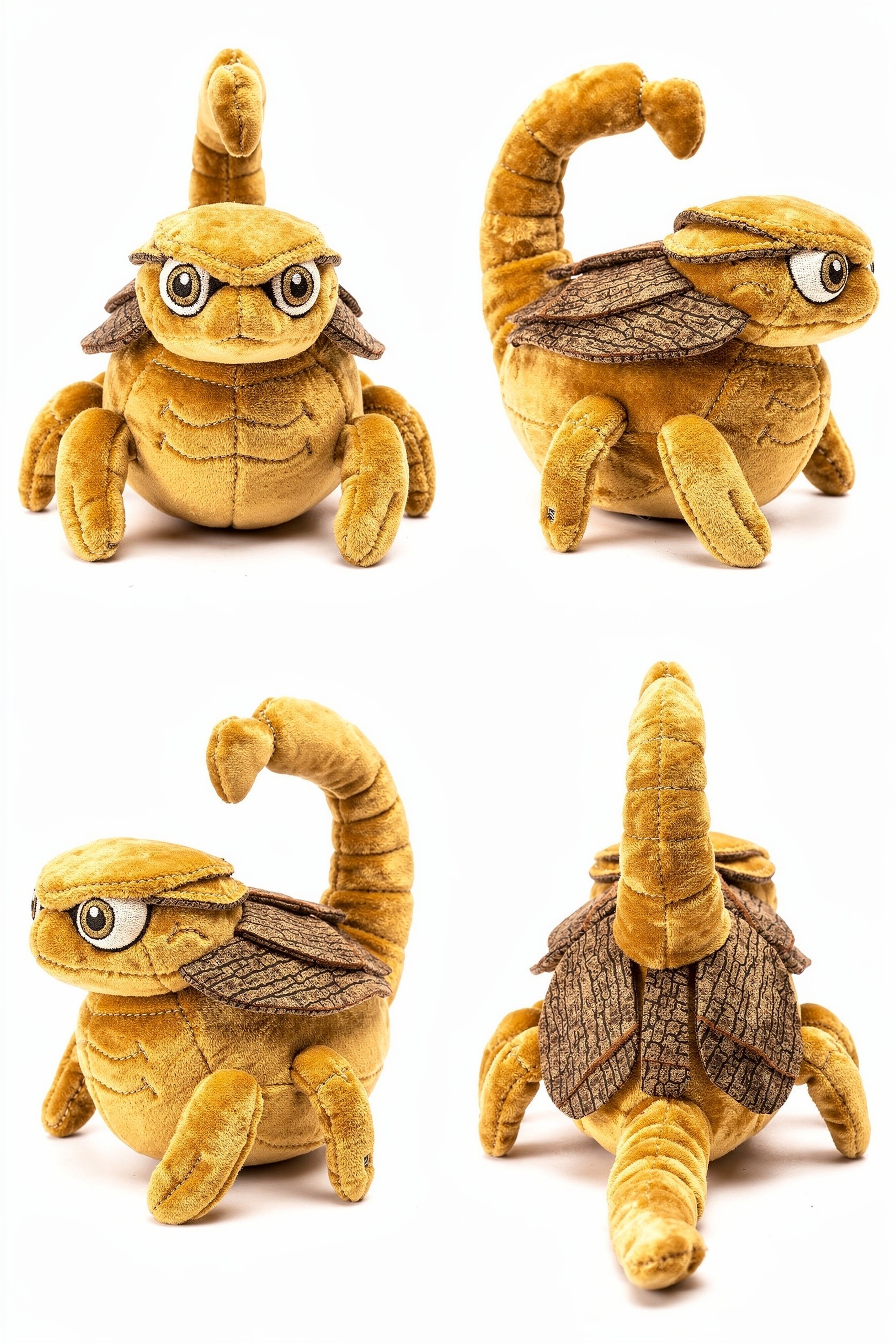 Scorchwraith Thane - Adorable plush monster illustration