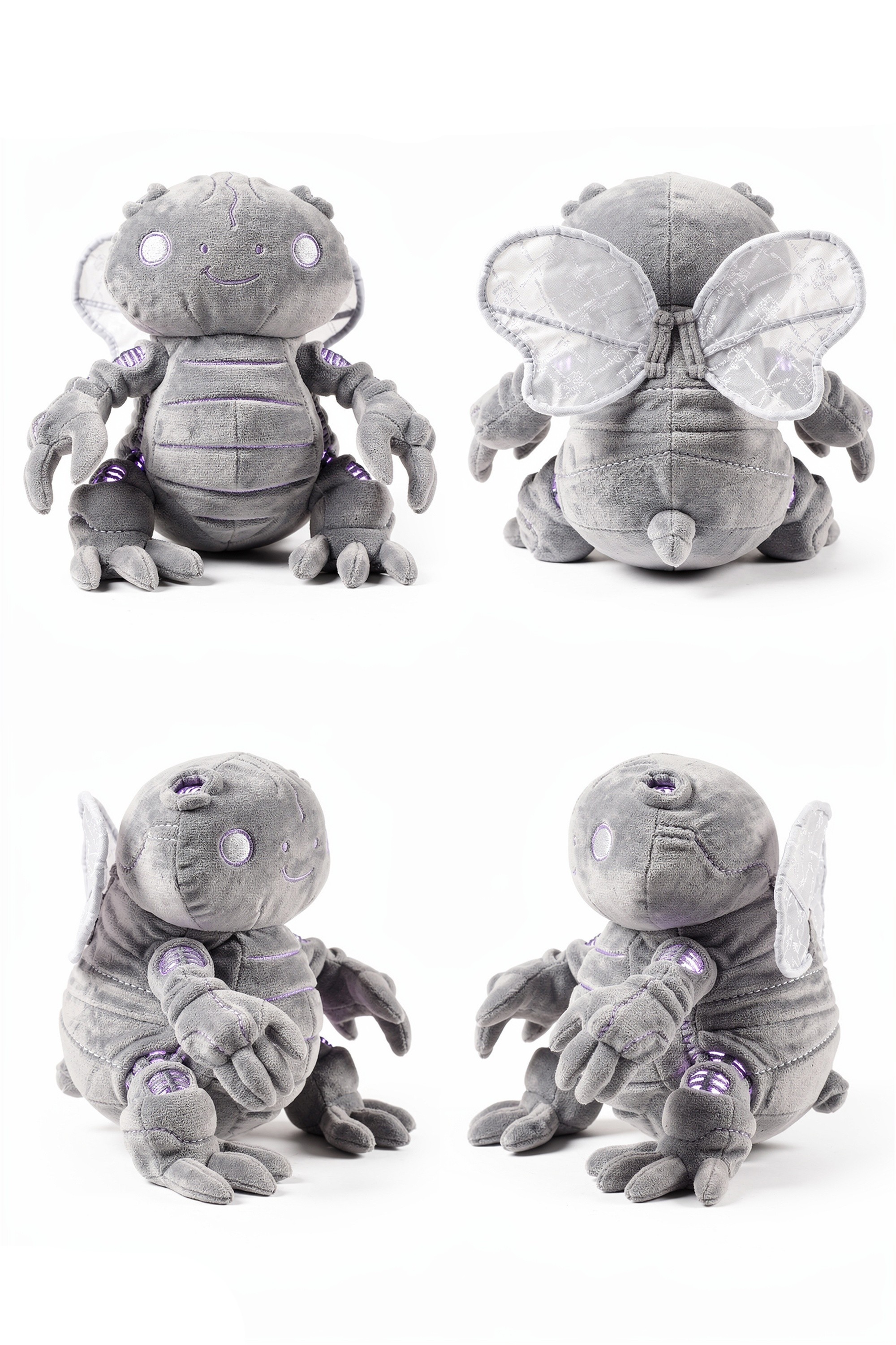 Scuttlewing - Adorable plush monster illustration