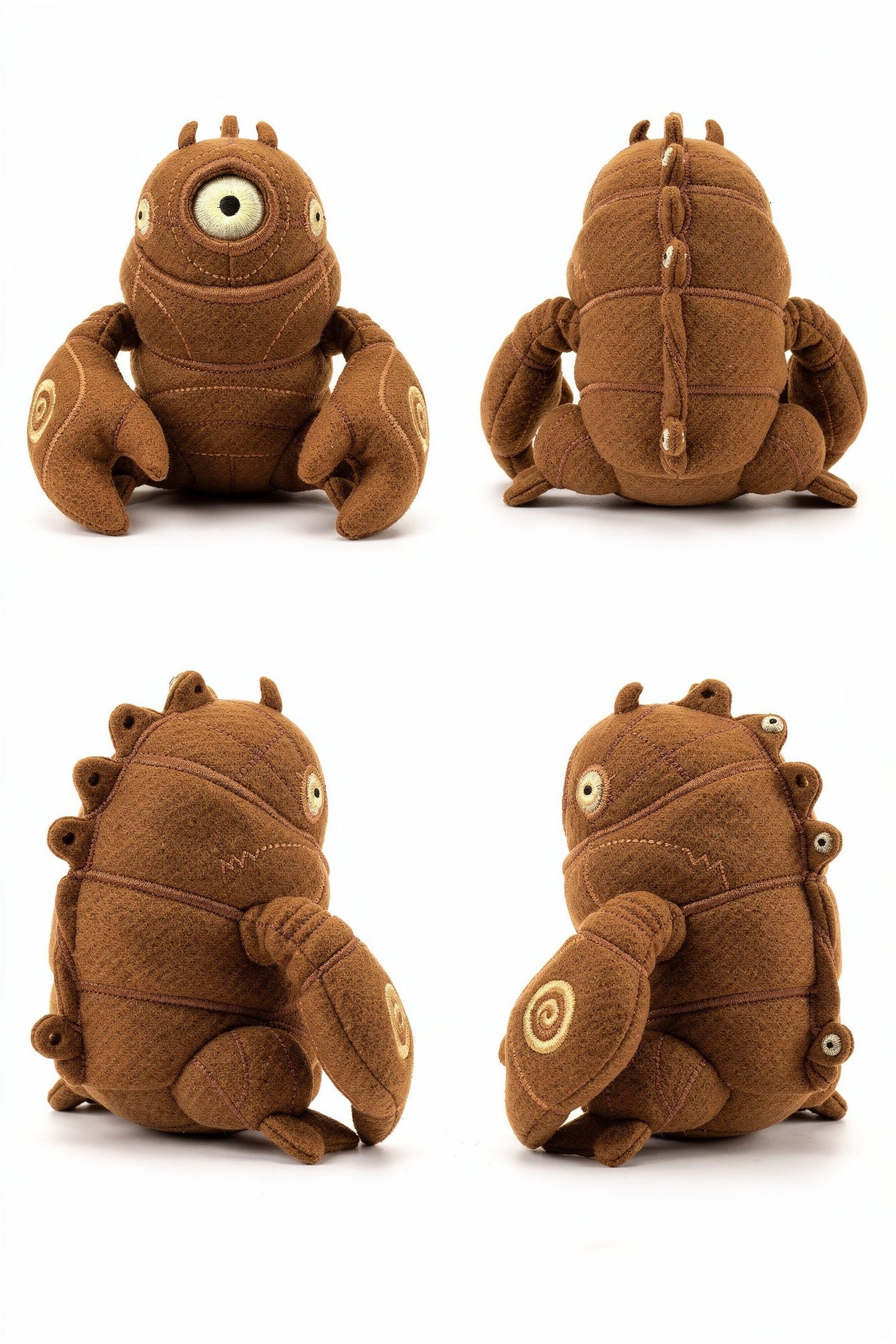 Serene Abraxus - Adorable plush monster illustration