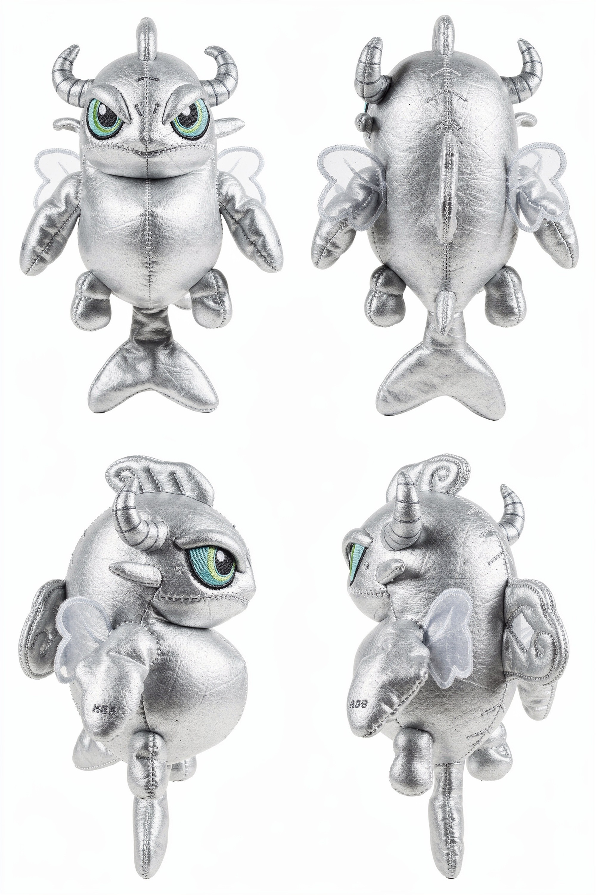 Silverscale Thrall - Adorable plush monster illustration