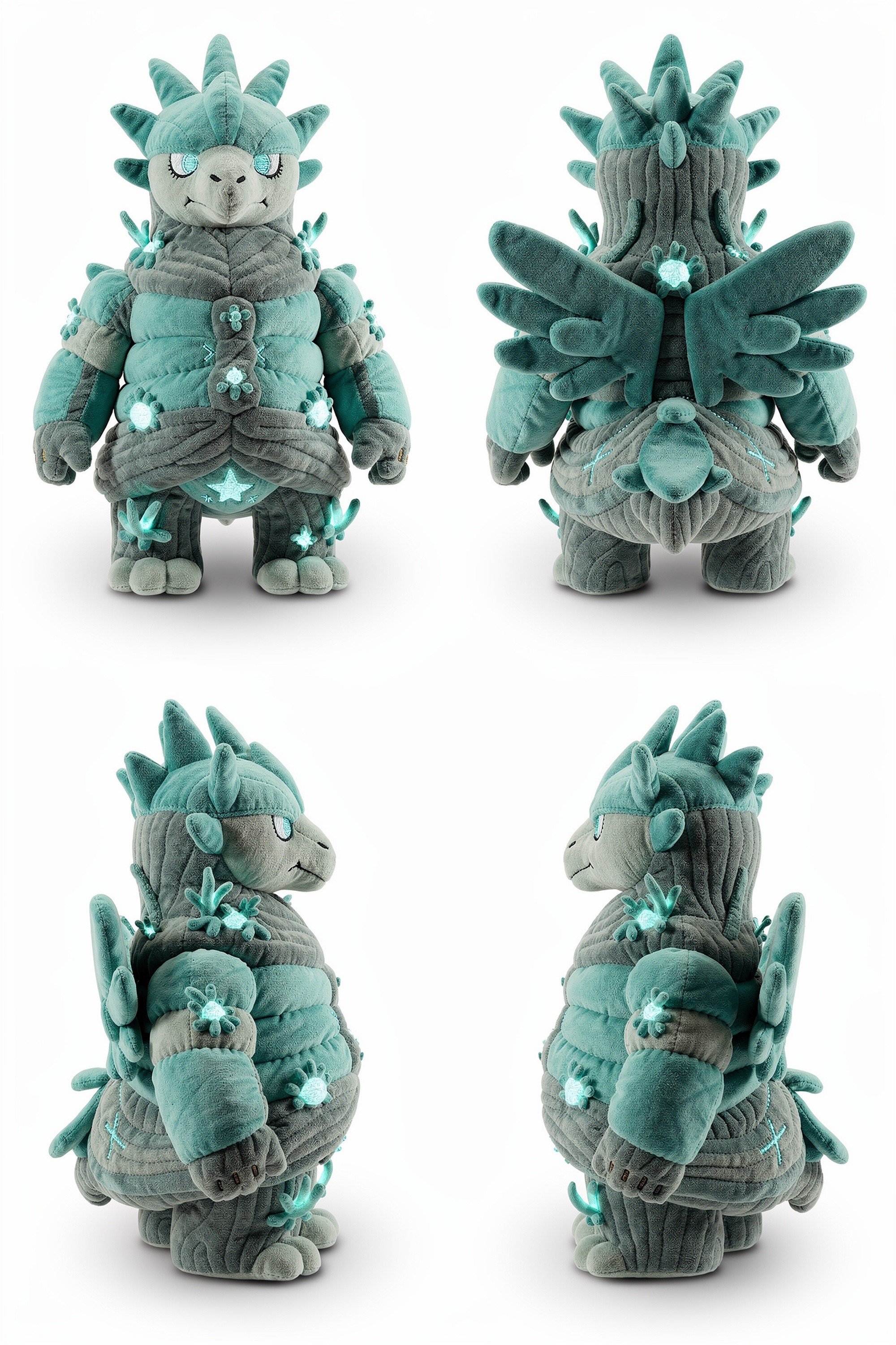 Skyroot Seraph - Adorable plush monster illustration