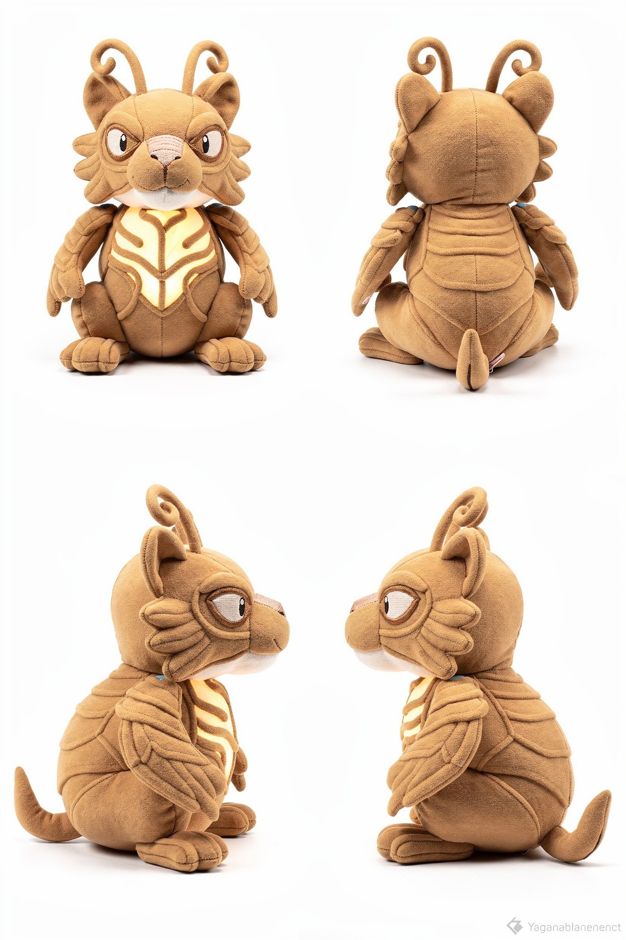 Stellar Sphinx - Adorable plush monster illustration