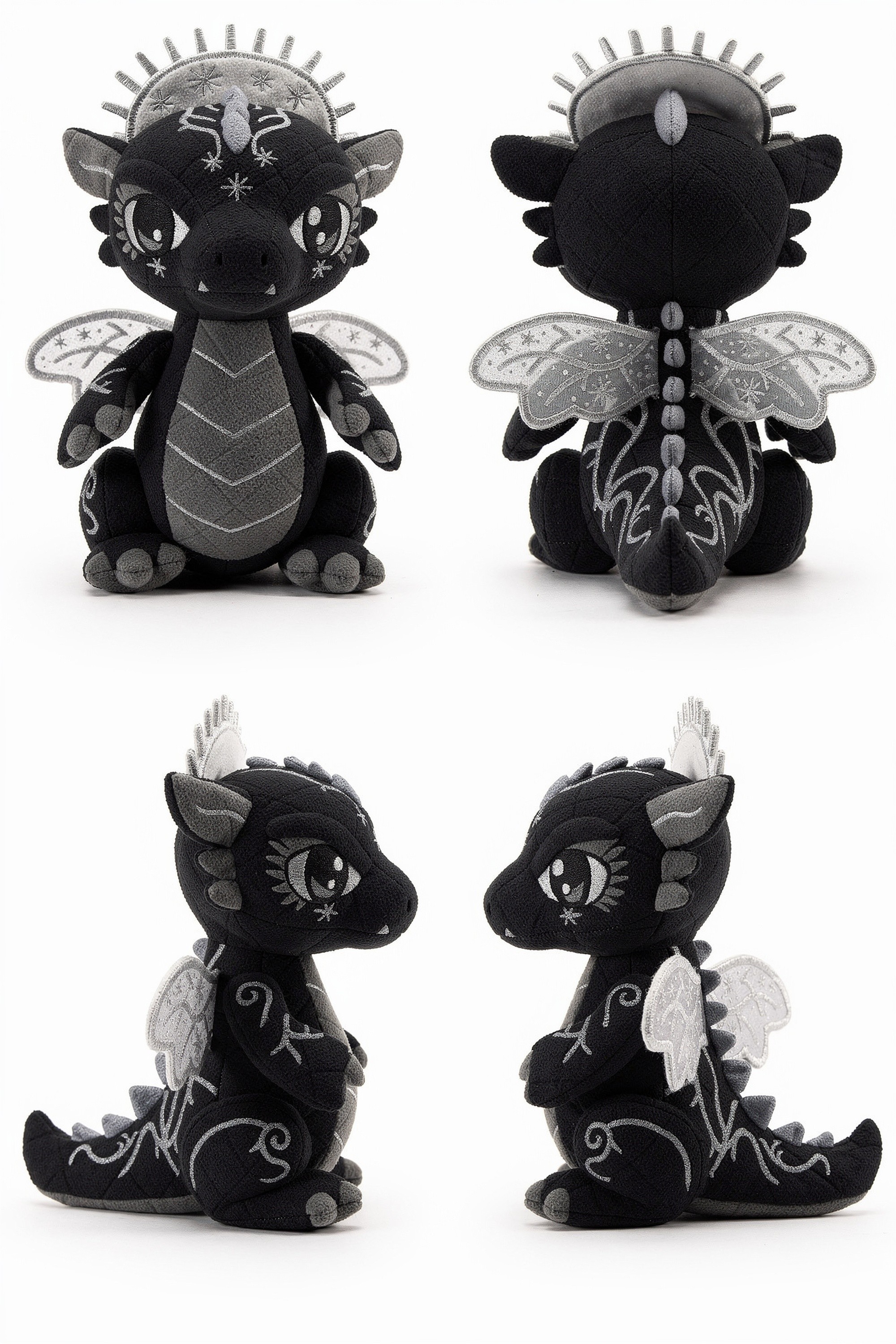 Stellaryx Serpent - Adorable plush monster illustration