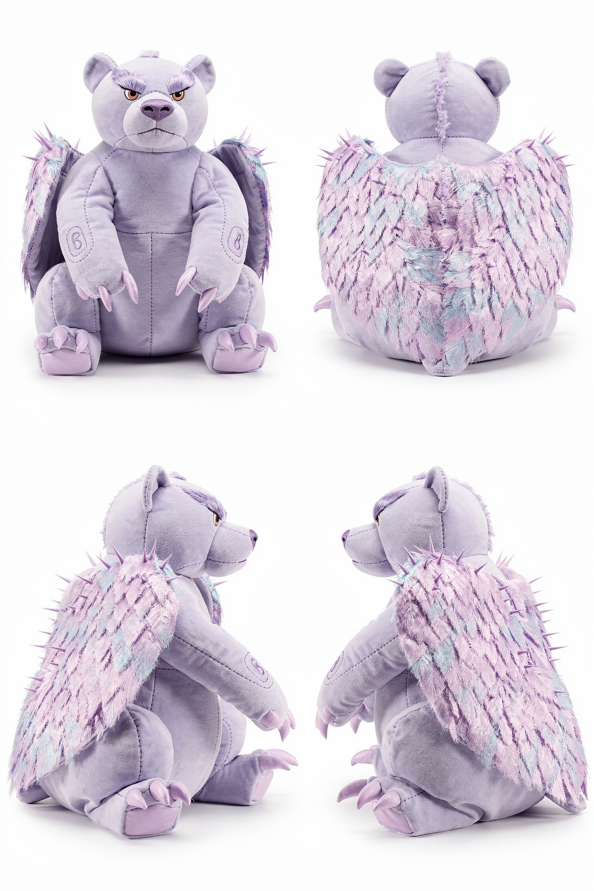 Stingray Bruin - Adorable plush monster illustration