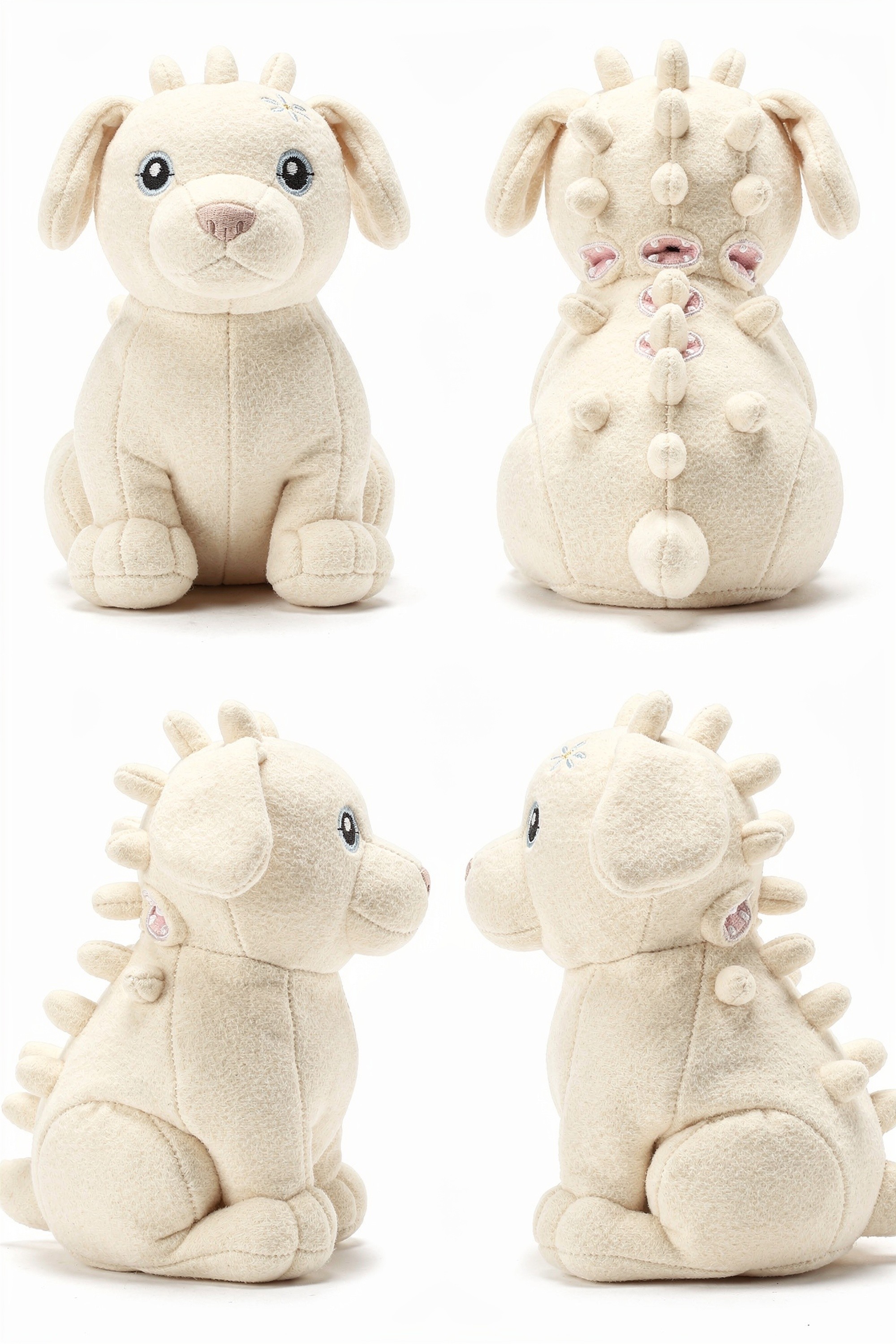 Thorn Sentient - Adorable plush monster illustration