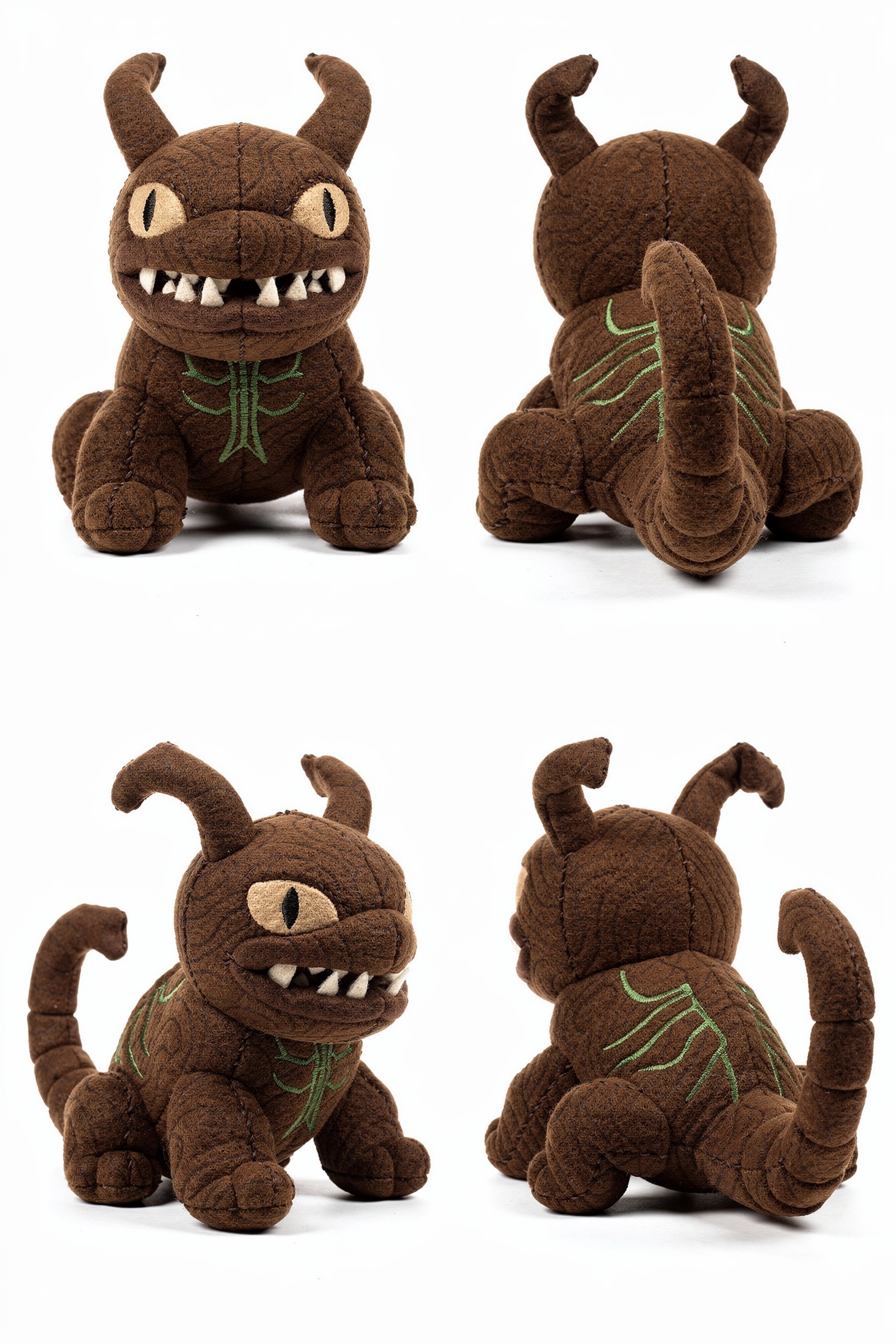 Thornwraith - Adorable plush monster illustration