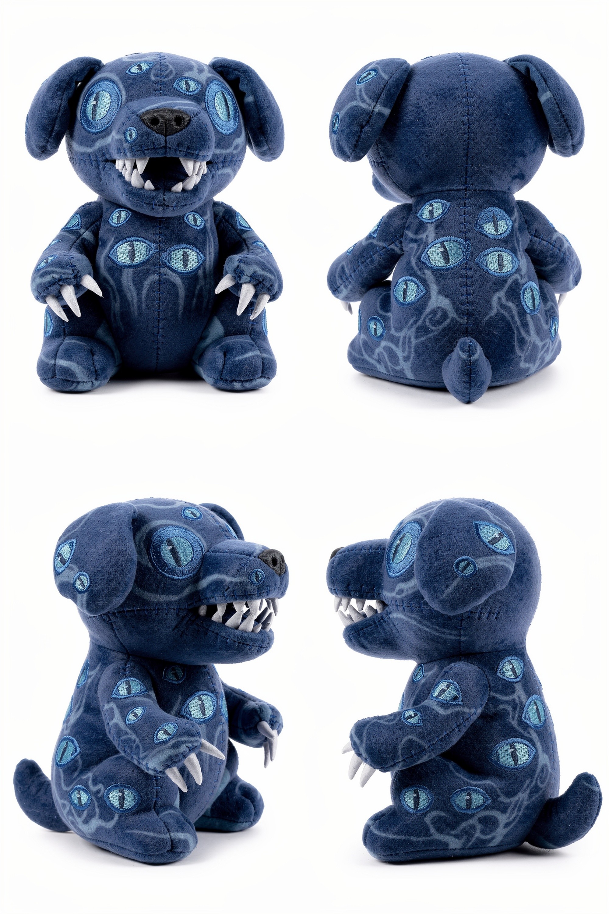 Thornwraith Hound - Adorable plush monster illustration