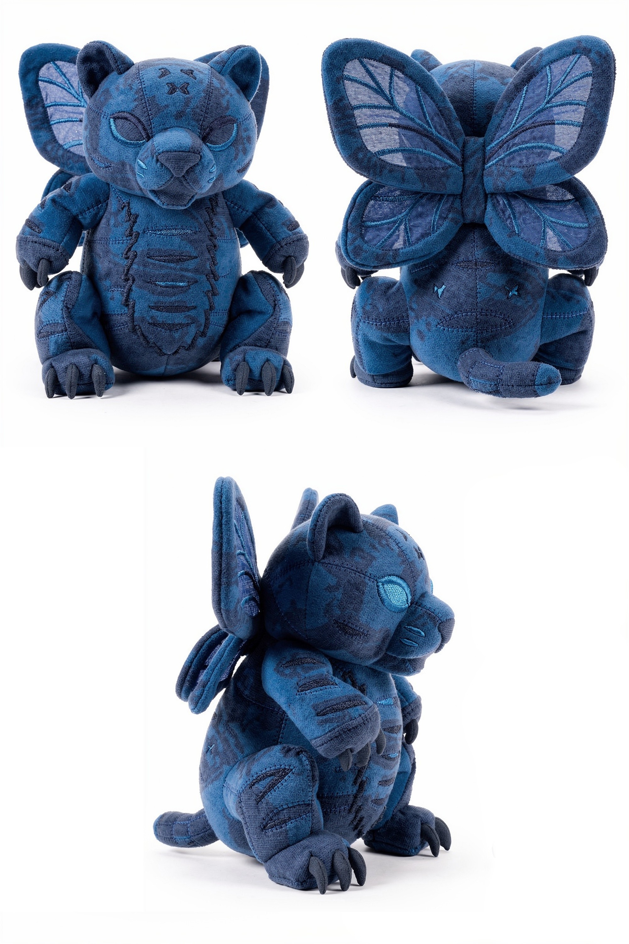 Veinmoth Stalker - Adorable plush monster illustration