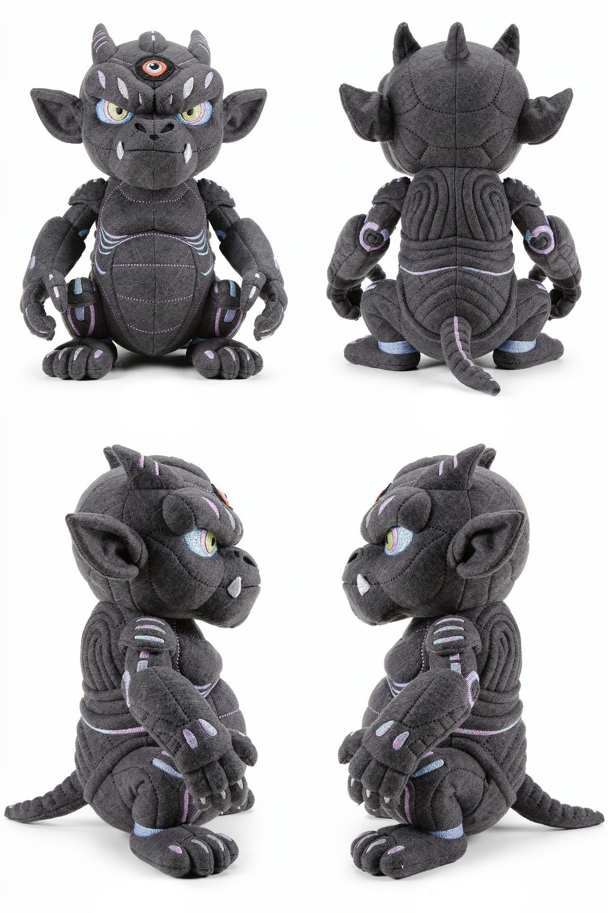 Veinstriker Apex - Adorable plush monster illustration