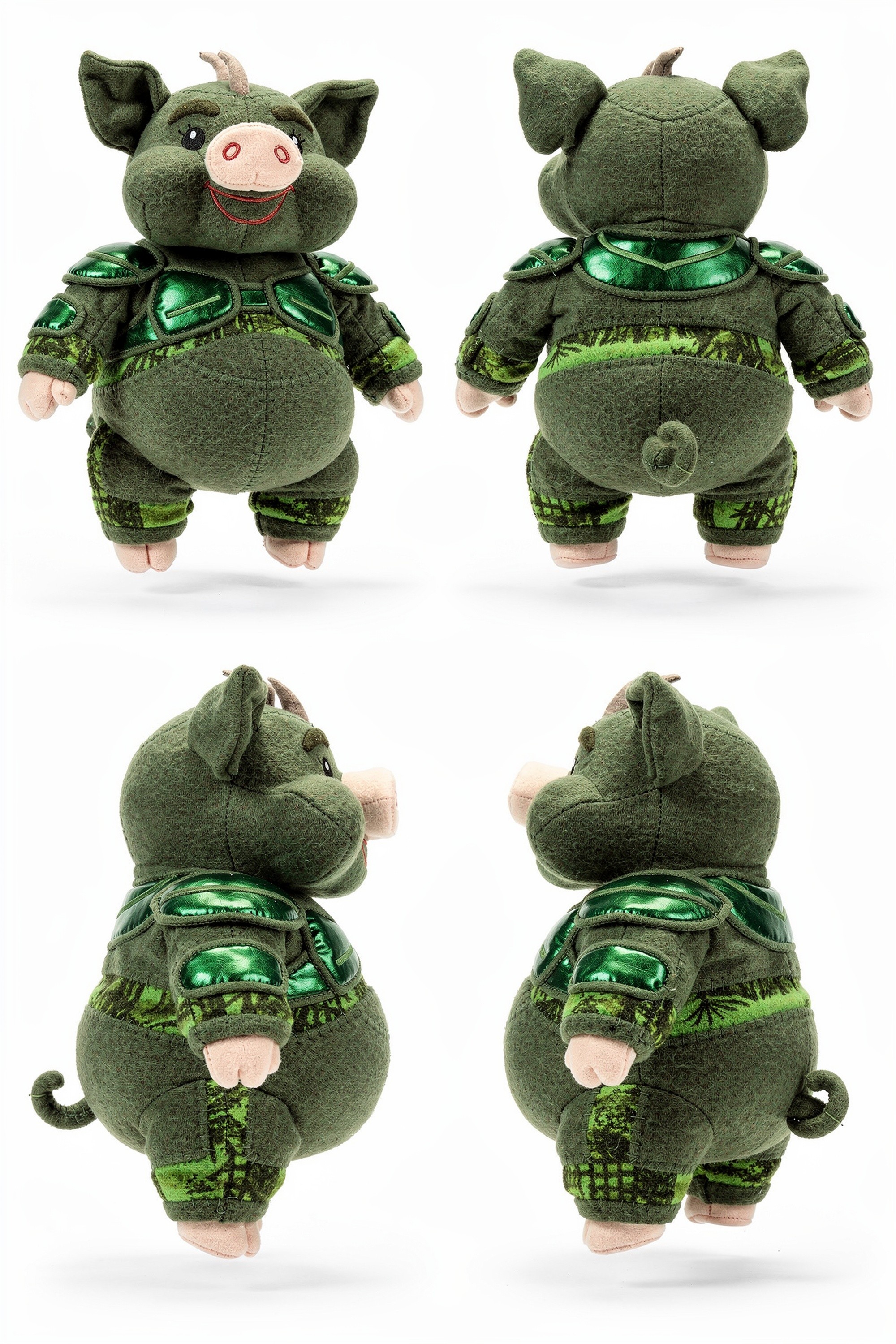 Verdant Capriarch - Adorable plush monster illustration