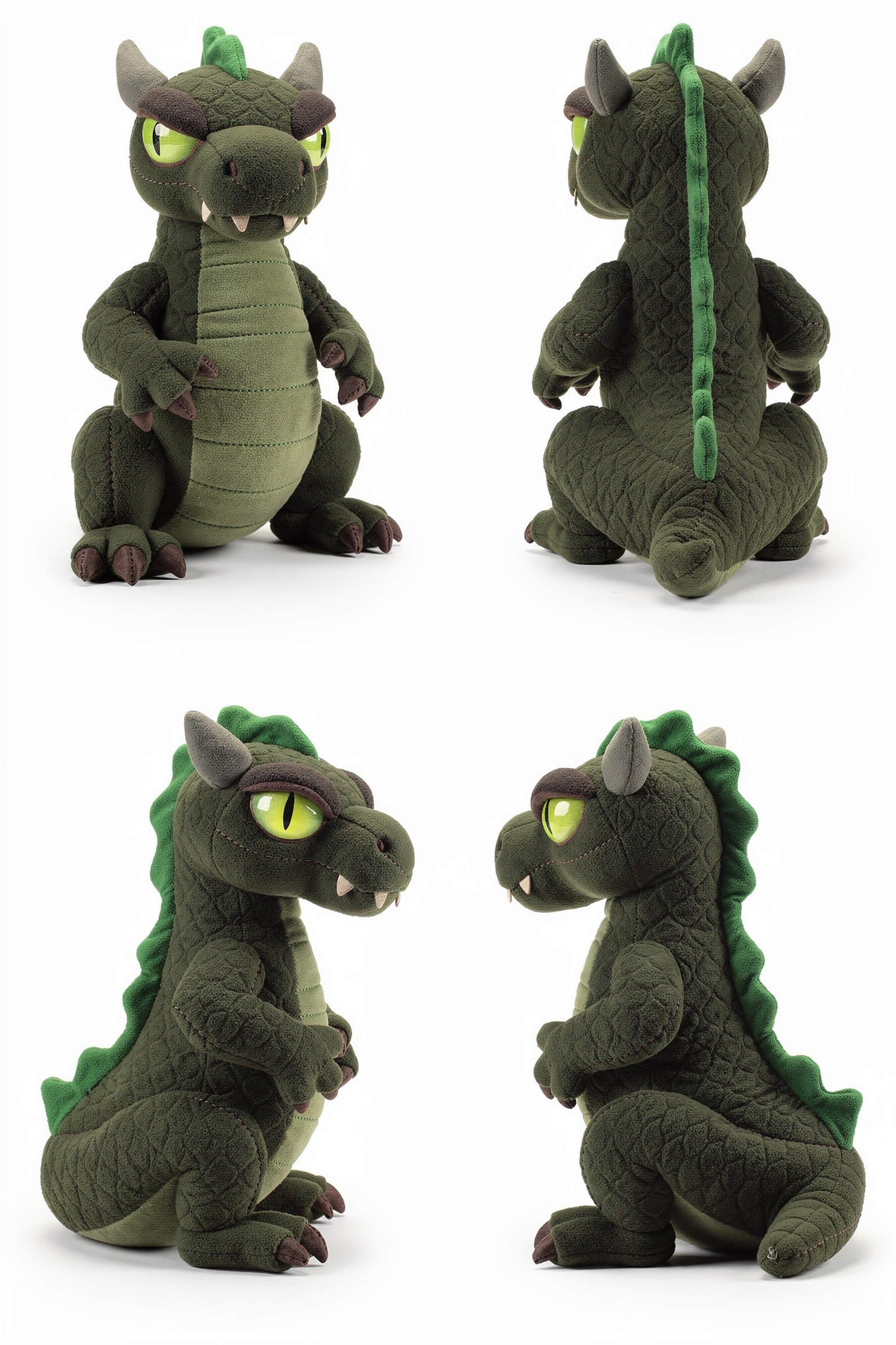 Verdant Thrall - Adorable plush monster illustration