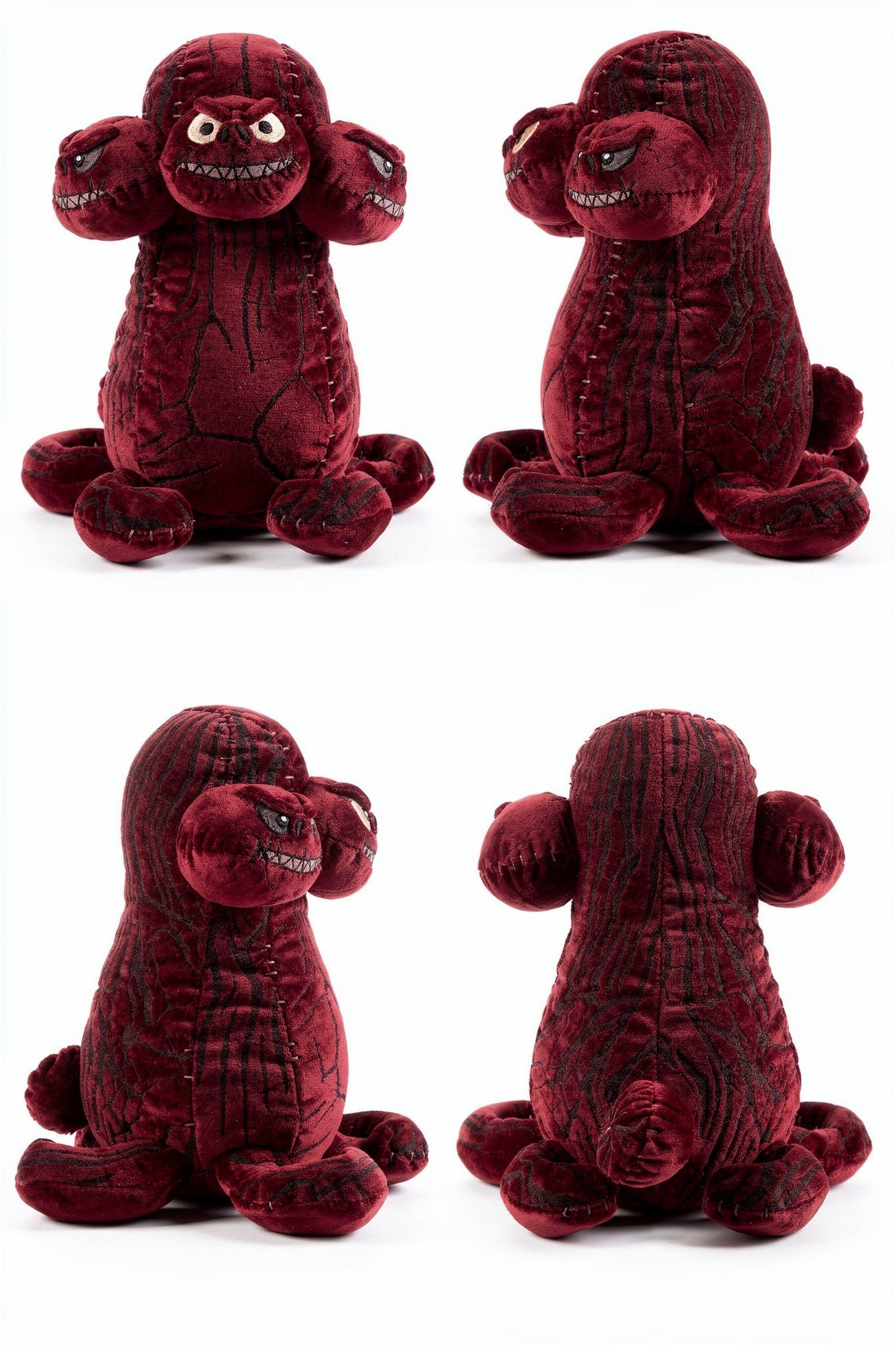 Vermillion Maw - Adorable plush monster illustration