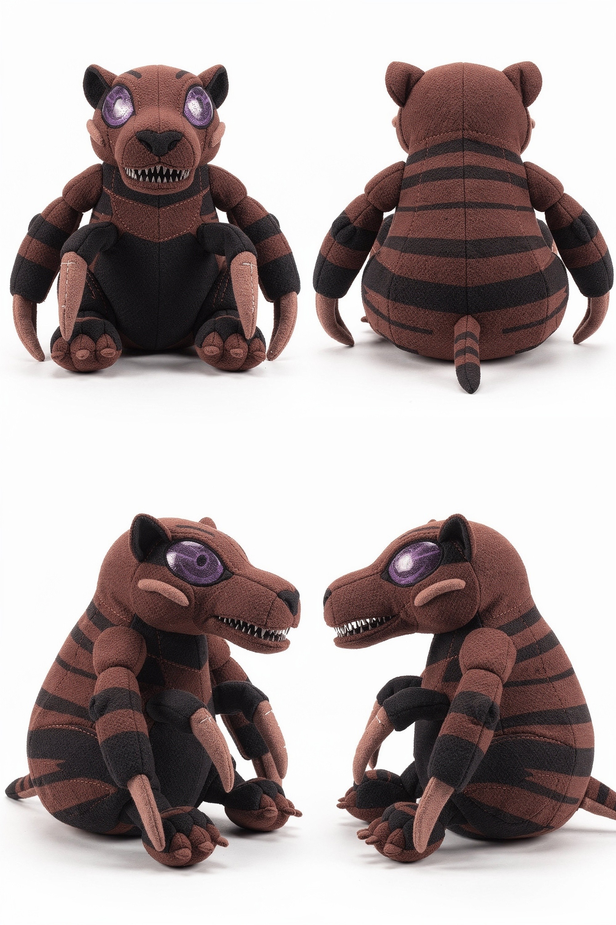 Vitreous Mantis - Adorable plush monster illustration