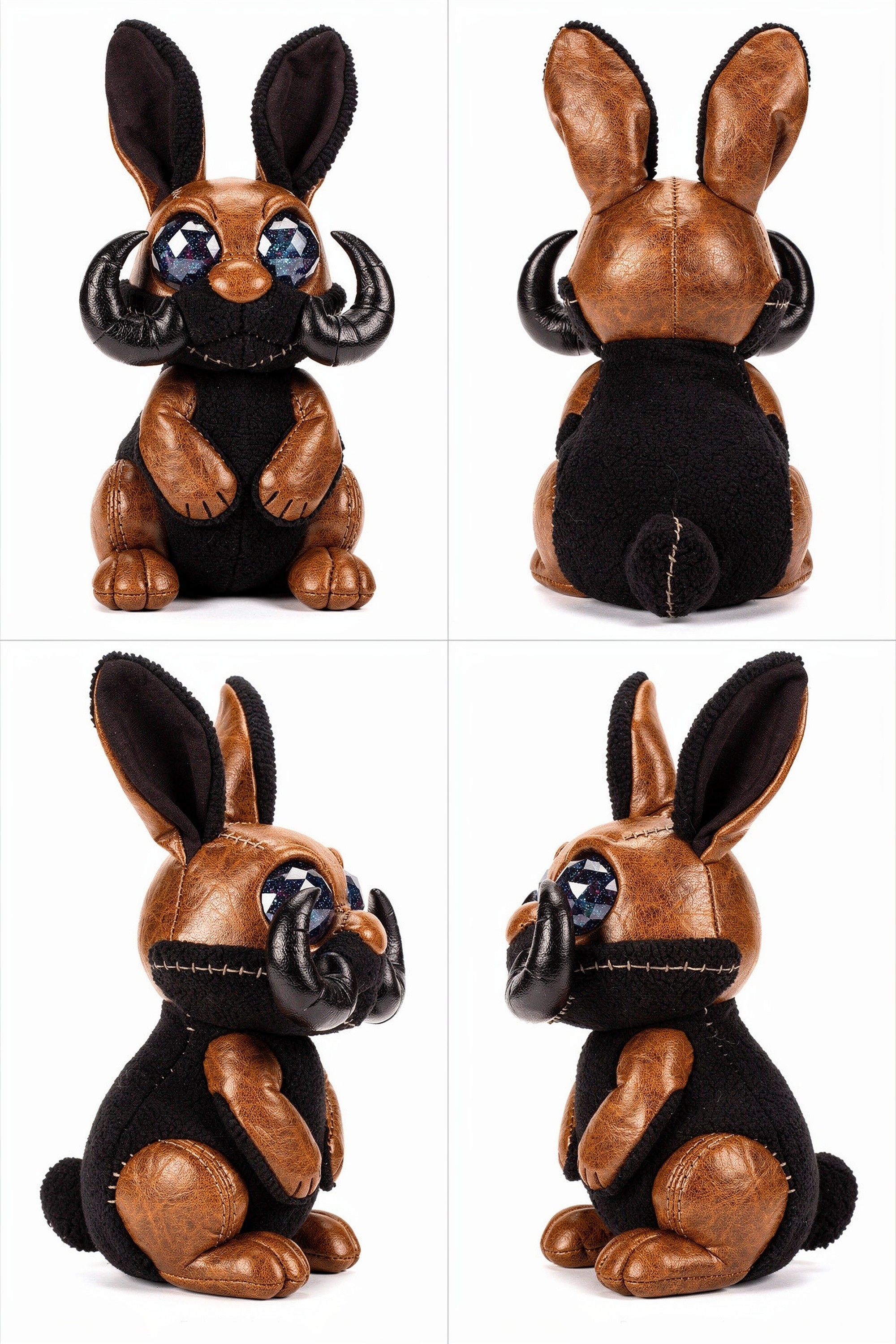 Void Hare - Adorable plush monster illustration