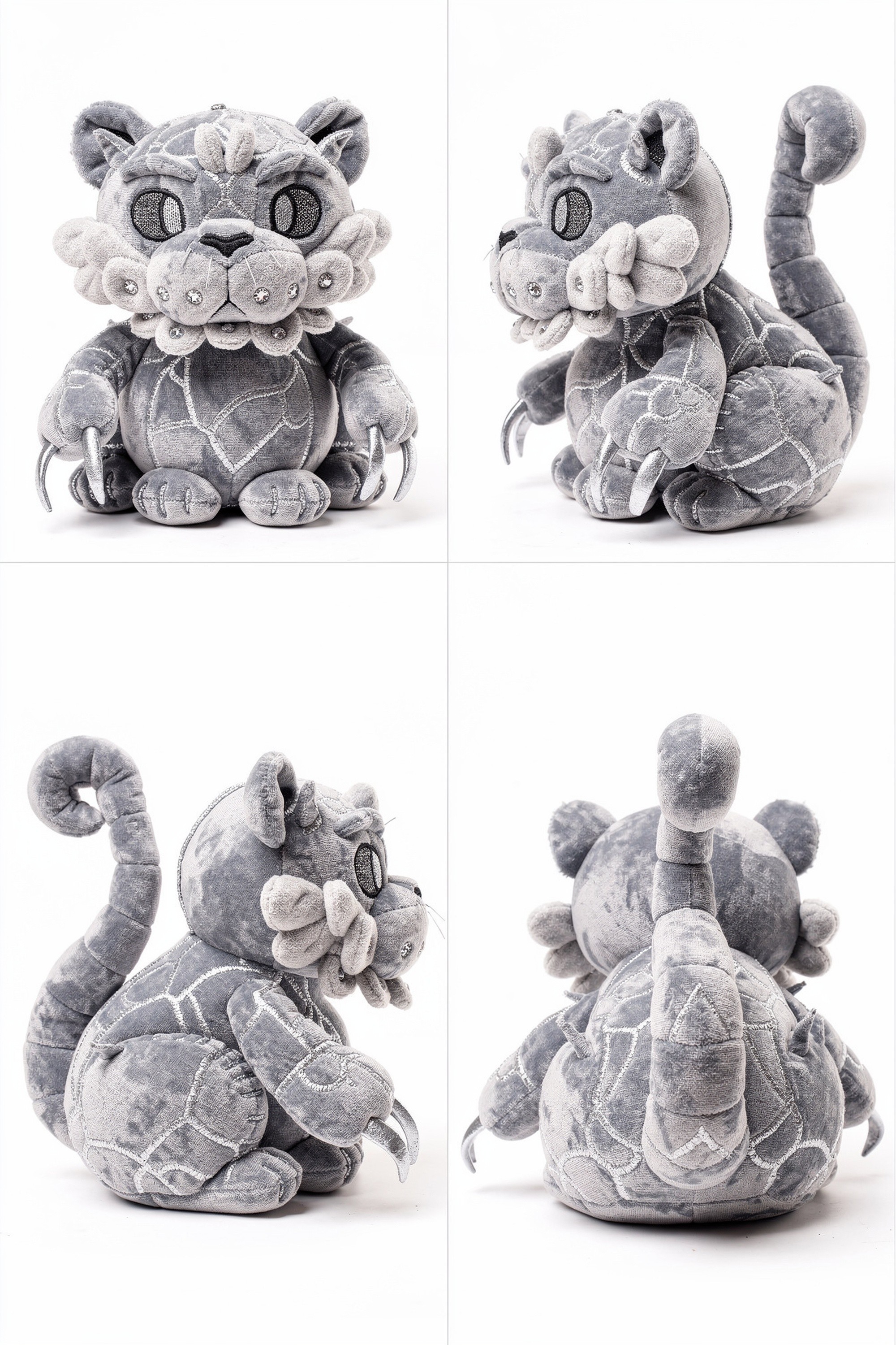 Void Manticore - Adorable plush monster illustration