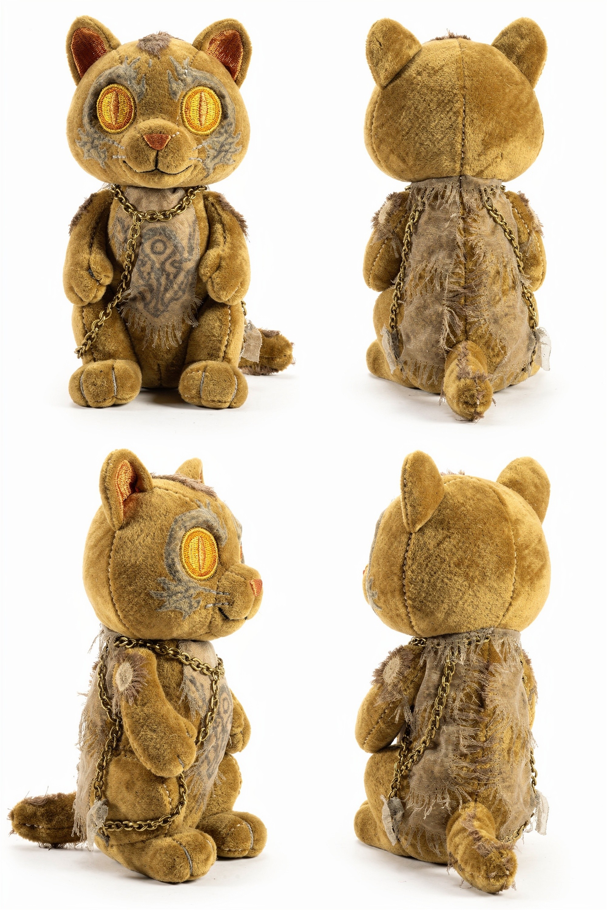 Wraith Lynx - Adorable plush monster illustration
