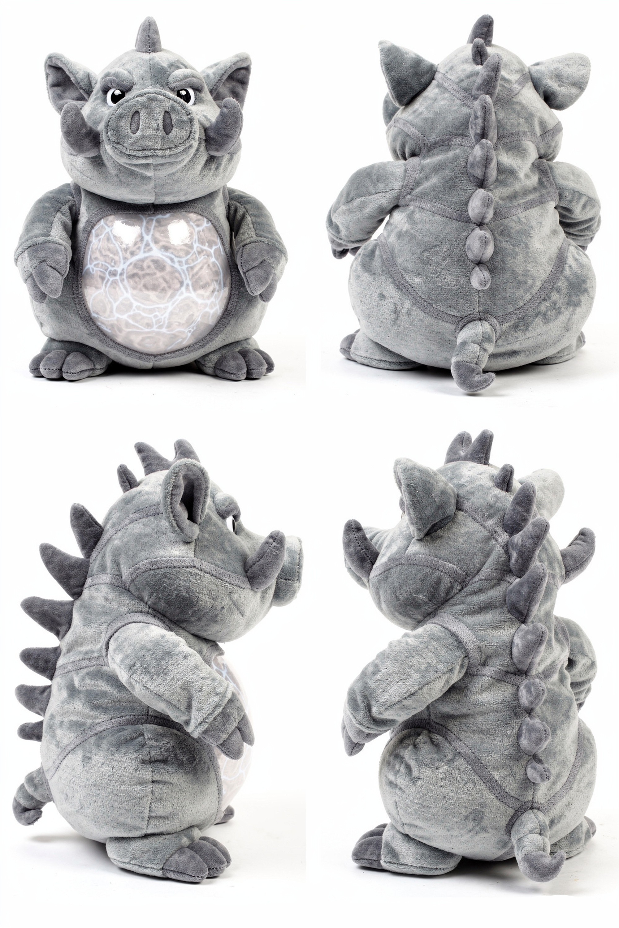 Wraith Tusker 1 - Adorable plush monster illustration