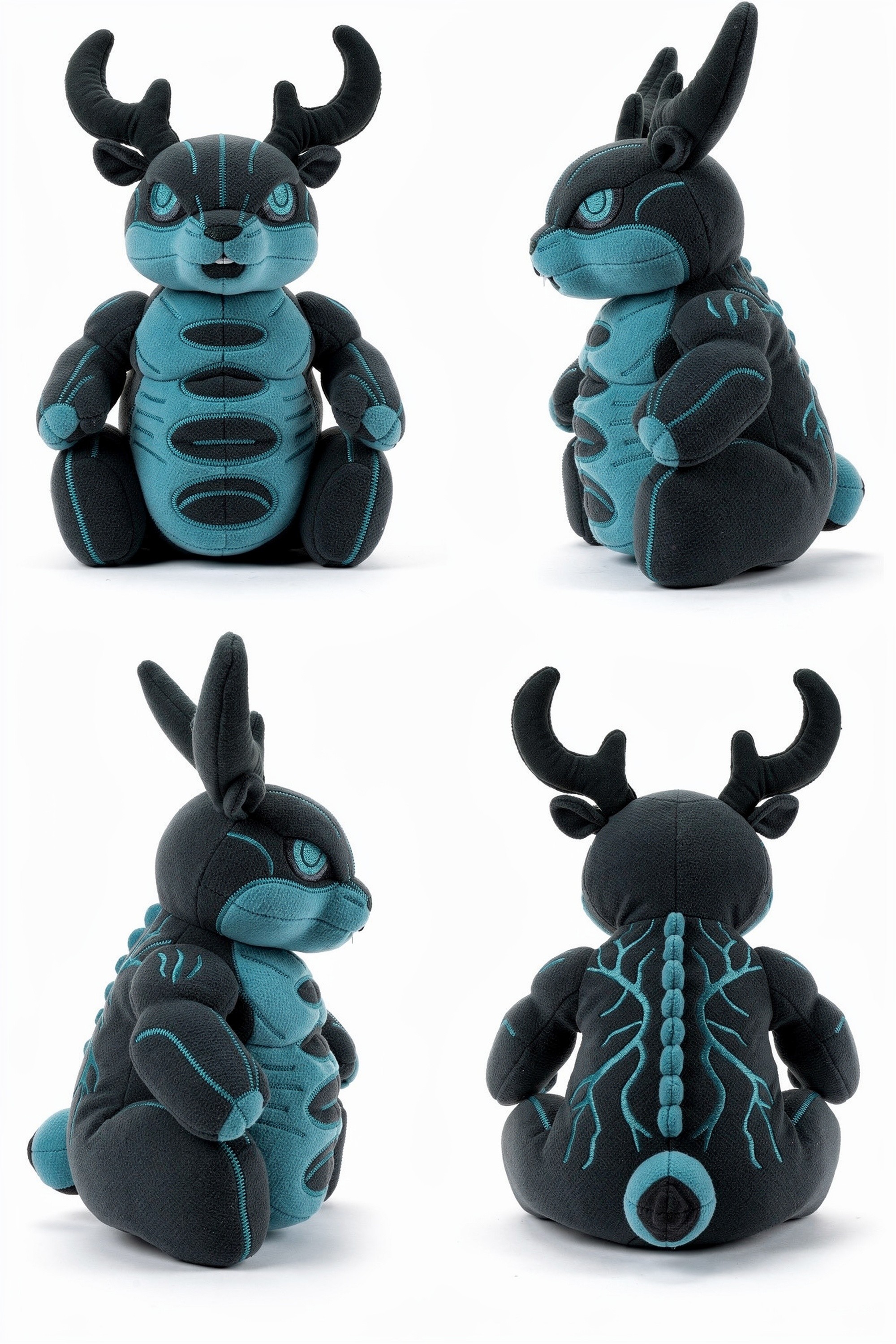 Wrathstag - Adorable plush monster illustration