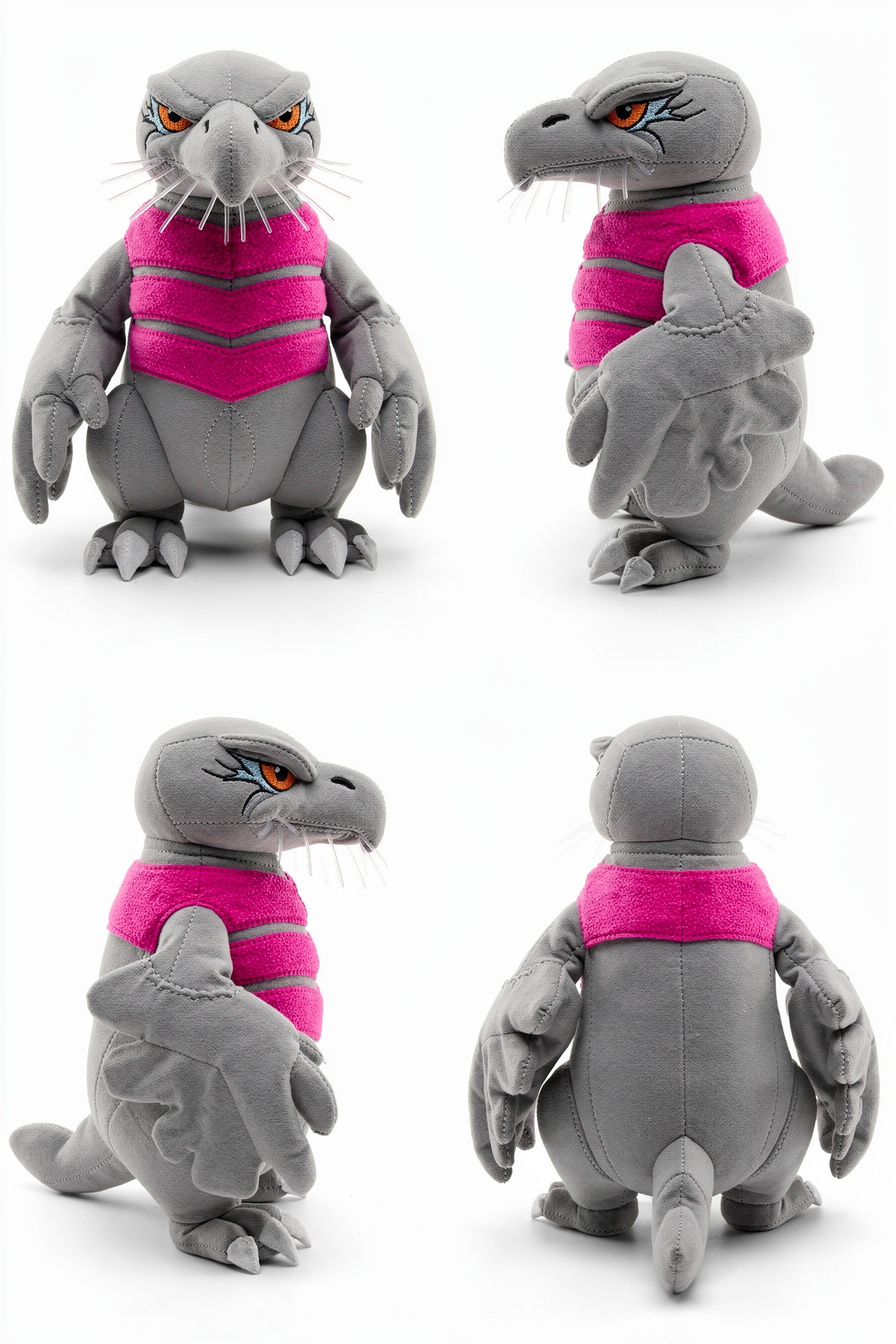 Wrathwing Prowler - Adorable plush monster illustration